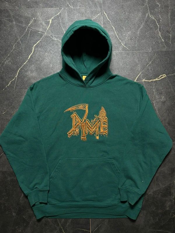 Dime Dime green central logo hoodie skate streetwear y2k Size US L / EU 52-54 / 3 - 4 Thumbnail
