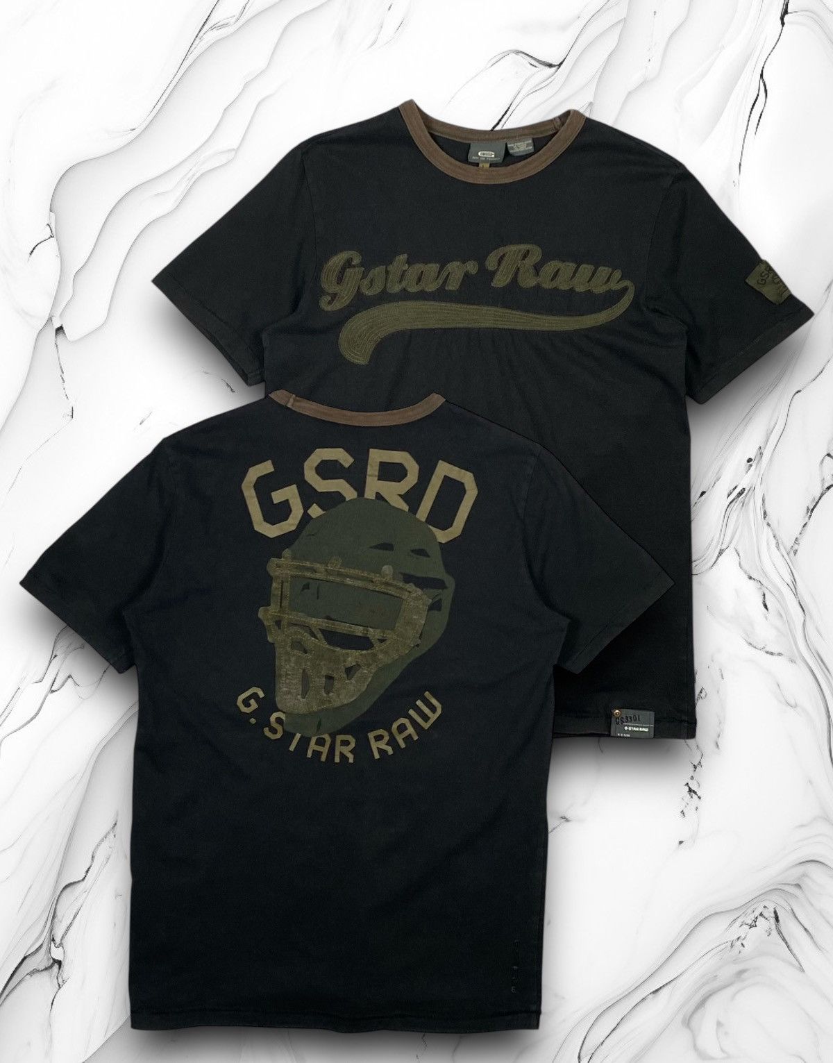 G-Star G Star Raw Avant-garde big logo tee t shirt Size US L / EU 52-54 / 3 - 1 Thumbnail