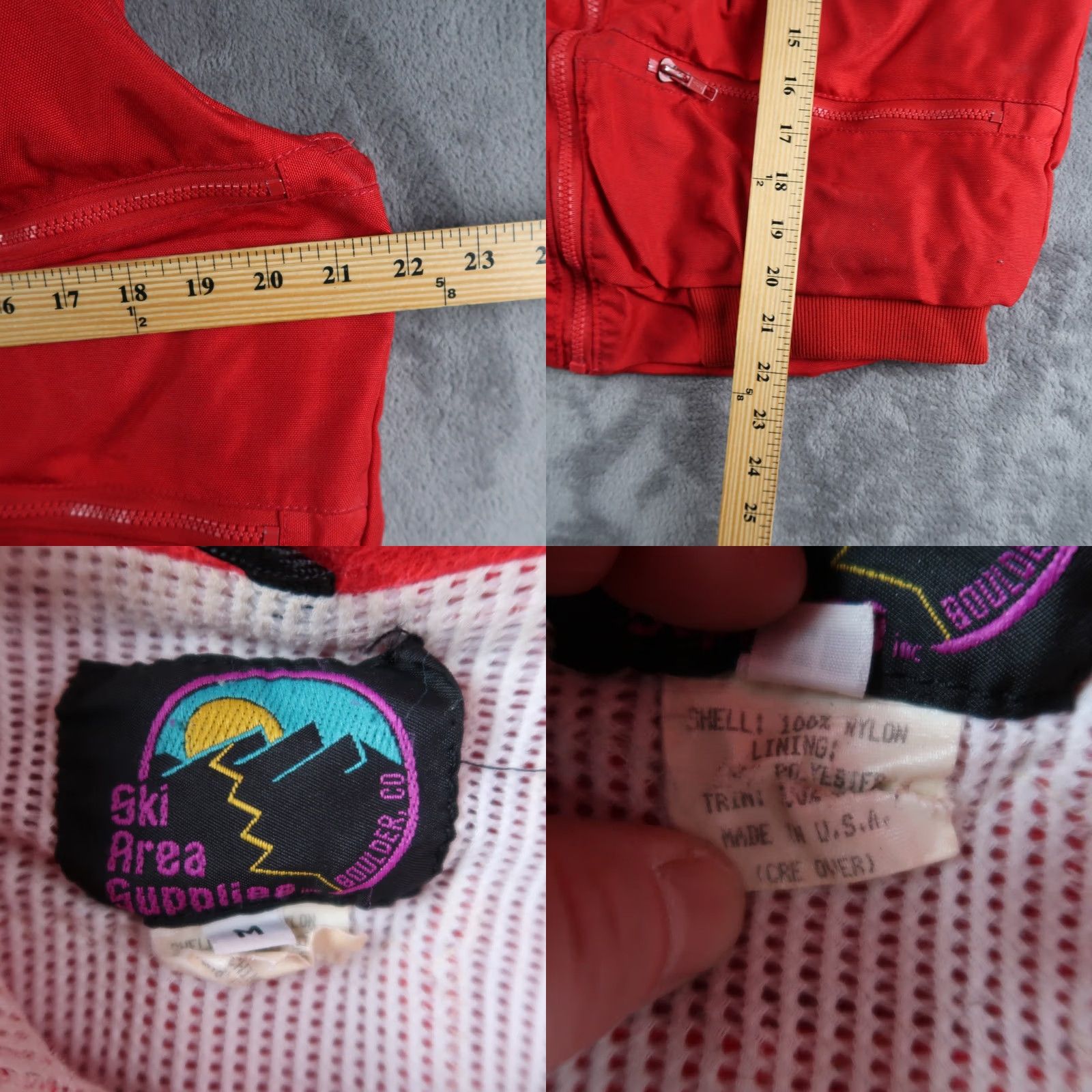 Vintage VINTAGE 90s Ski Area Supplies Vest Mens Size M Red Cross Patch Made In USA Size US M / EU 48-50 / 2 - 8 Thumbnail