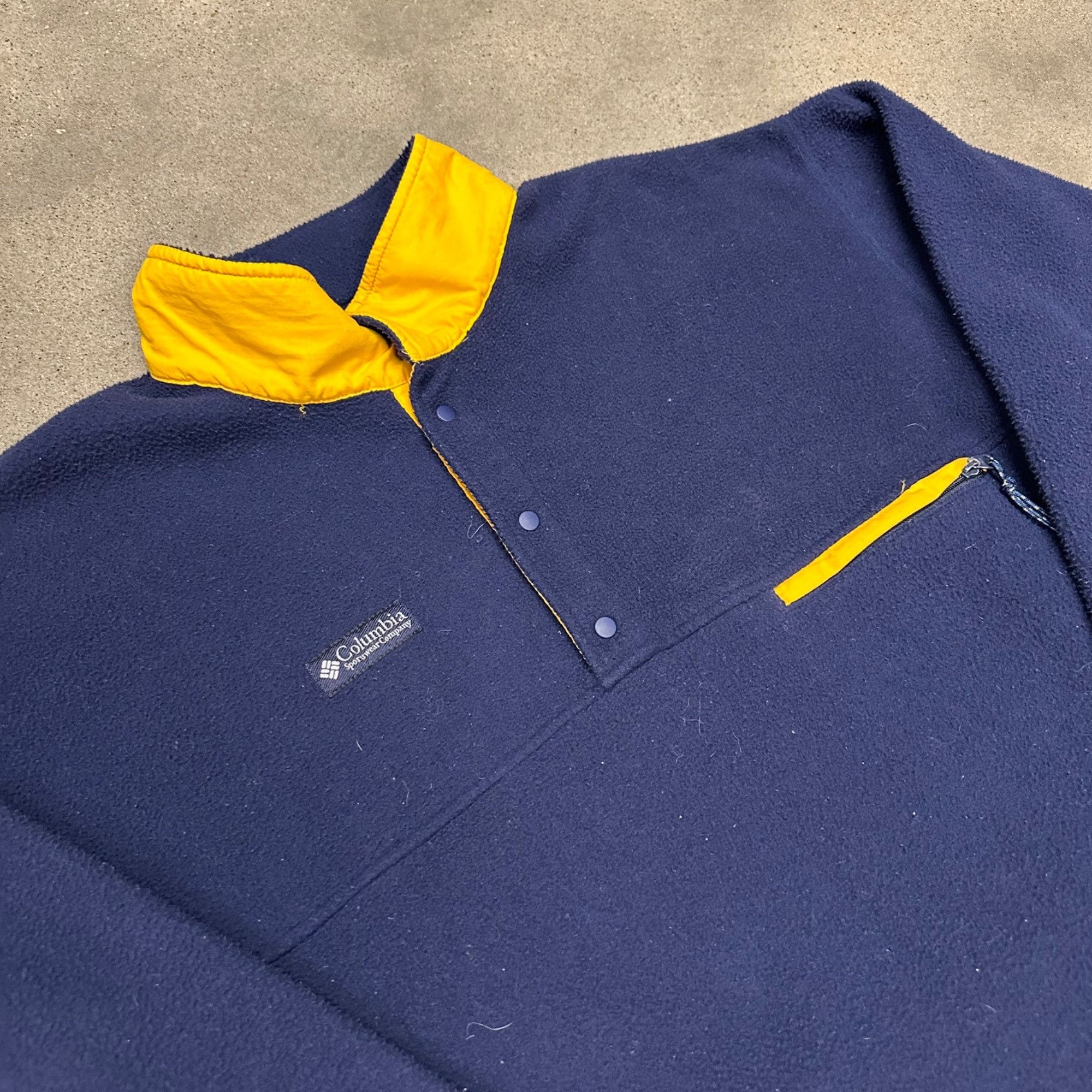 Columbia × Vintage Vintage Columbia Synchilla Style Fleece Pullover Jacket Size US XL / EU 56 / 4 - 2 Thumbnail