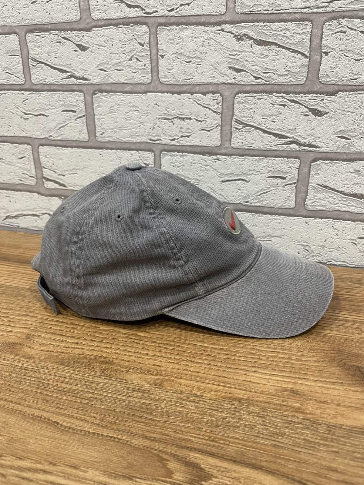 Nike × Vintage Nike Vintage Gray Hat Cap Size ONE SIZE - 2 Thumbnail