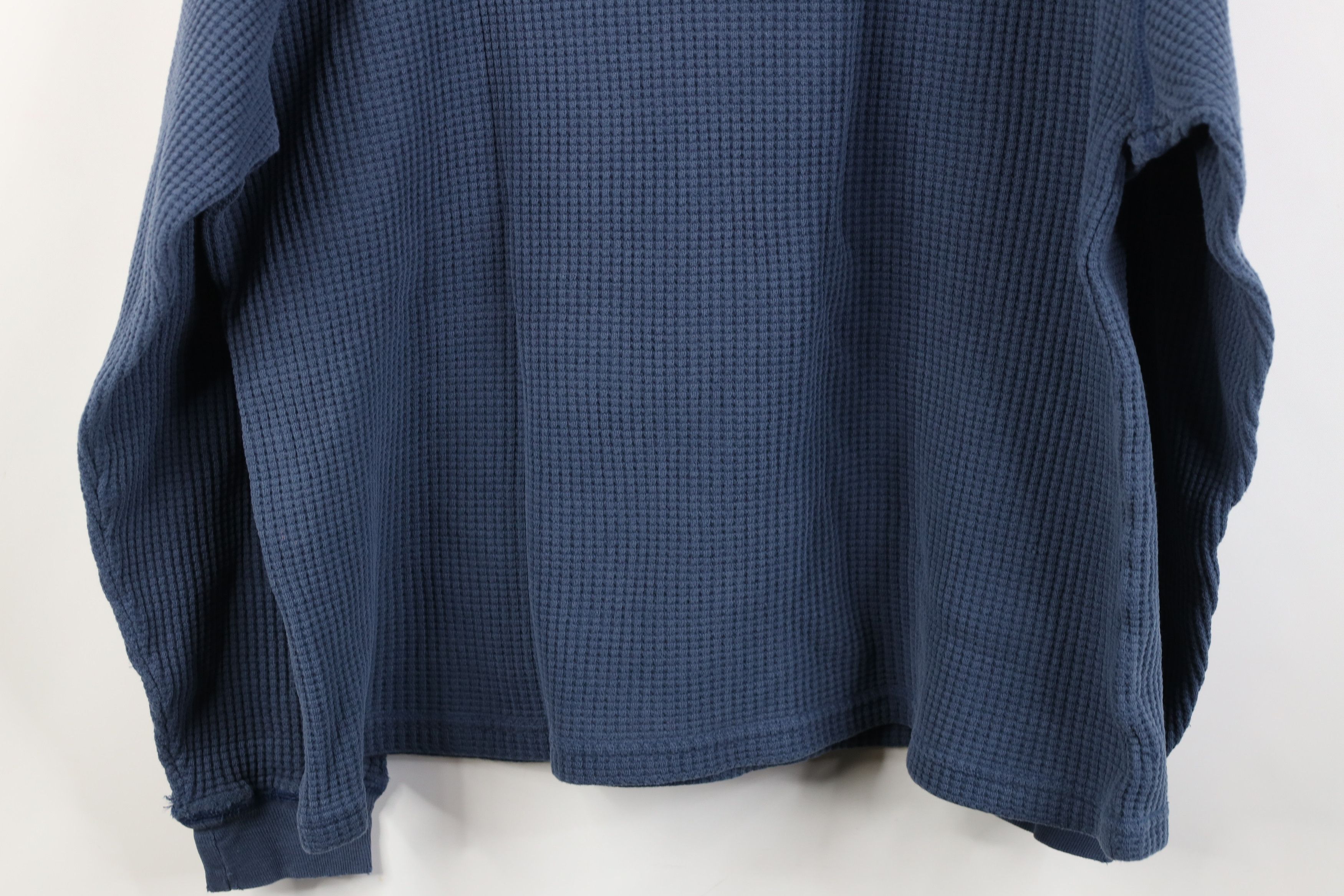 American Eagle Outfitters Vintage 90s American Eagle Fit Thermal Waffle Knit T-Shirt Size US XL / EU 56 / 4 - 10 Thumbnail