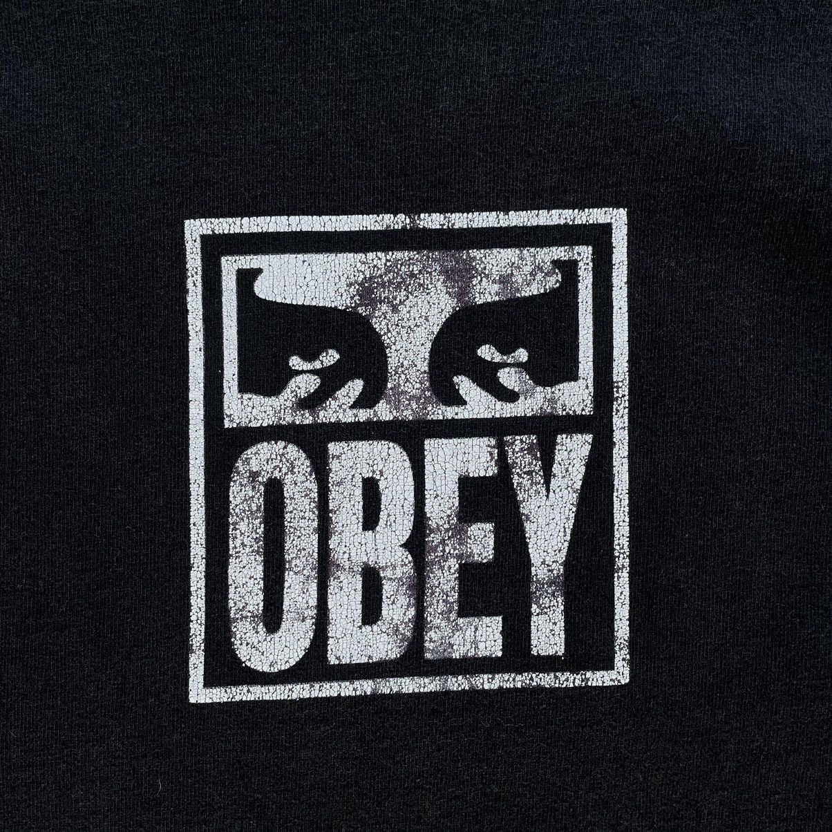 Obey × Vintage Vintage T-shirts Obey Big Logo Skate Wear Y2K 00s Size US M / EU 48-50 / 2 - 7 Thumbnail