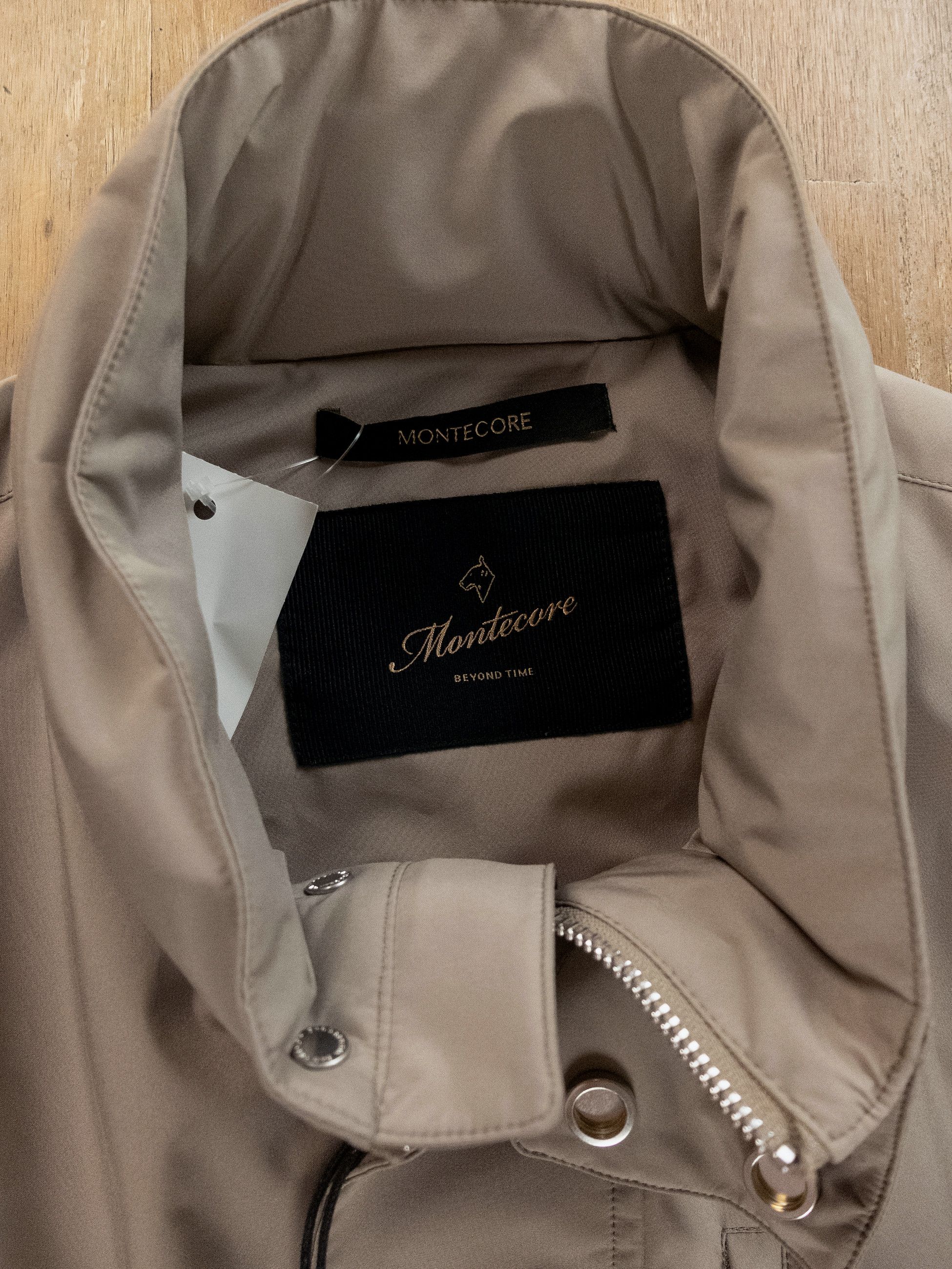 Montecore MONTECORE Italy beige hooded nylon coat jacket Large Size US L / EU 52-54 / 3 - 7 Thumbnail
