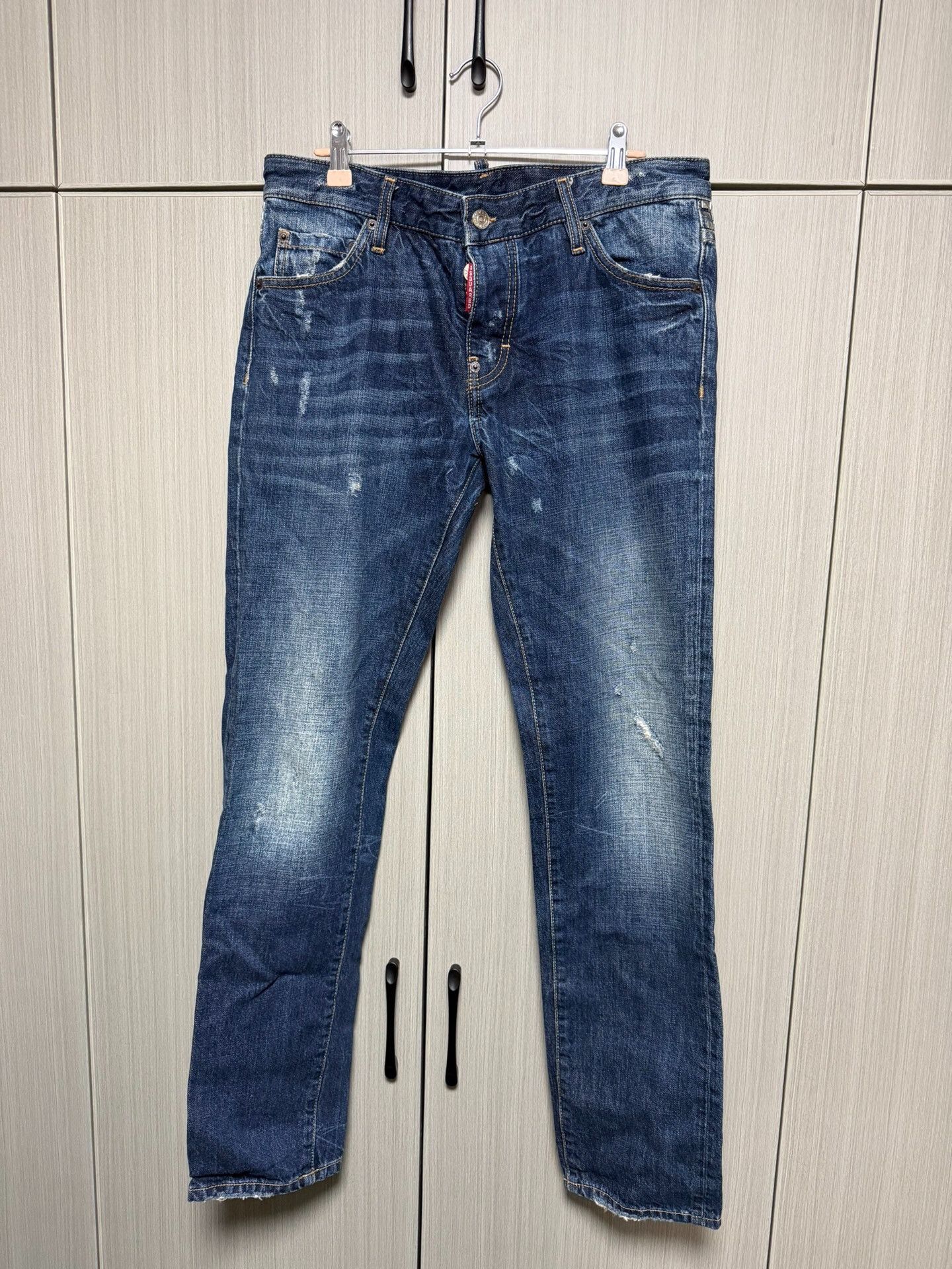Dsquared2 Dsquared2 Skate Red Denim Jeans 34 Men Size US 34 / EU 50 - 1 Thumbnail