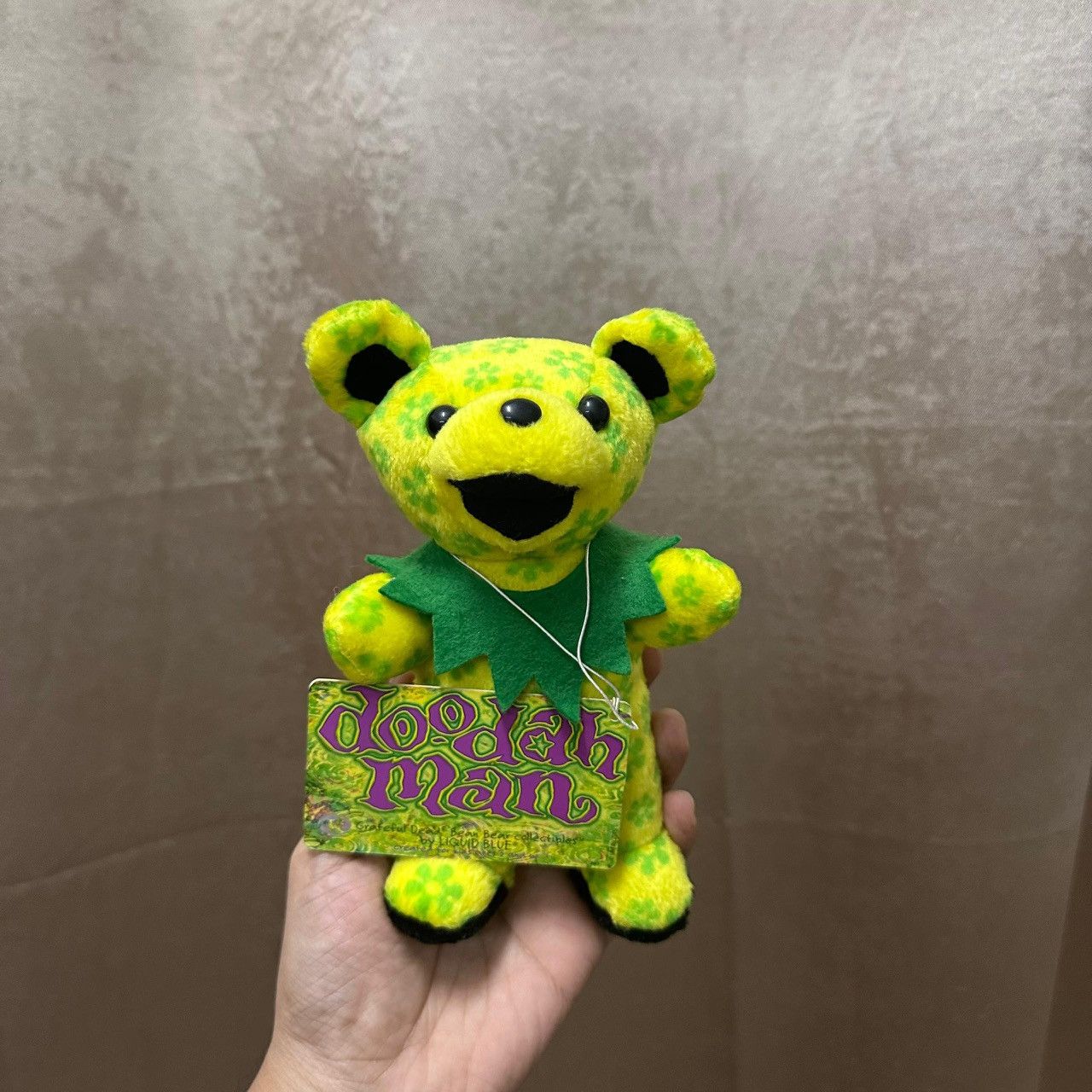 Grateful Dead × Liquid Blue Vintage 2000s Grateful Dead Doodah Man Bean Bear Plush Size ONE SIZE - 3 Thumbnail