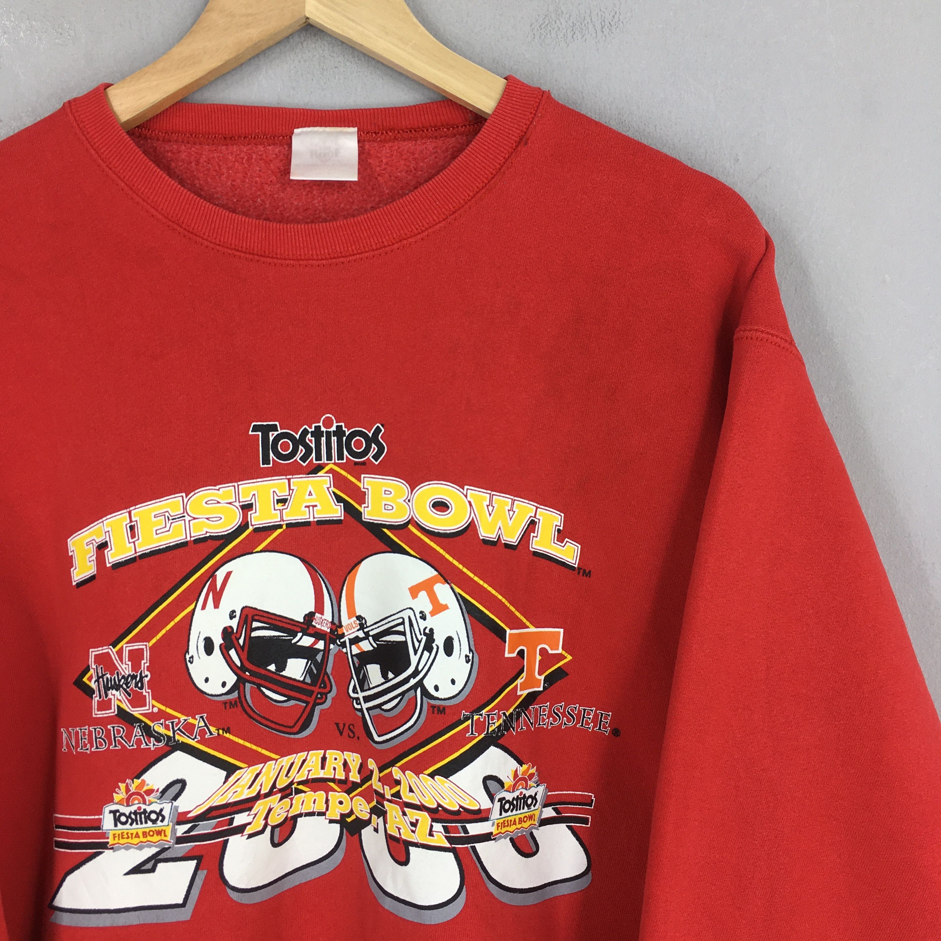 NCAA × Vintage Tostitos Fiesta Bowl Football Nebraska Husker Vs Tennessee Size US M / EU 48-50 / 2 - 2 Thumbnail