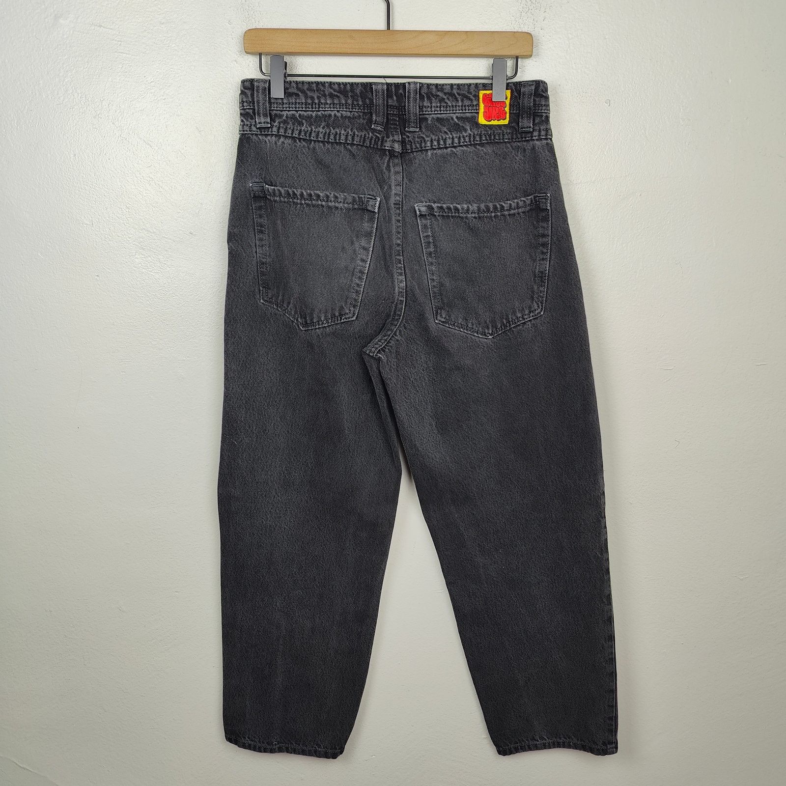 Empyre Empyre Barrel Jeans Womens 28 Charcoal Black Wash Balloon Size 28" / US 6 / IT 42 - 5 Thumbnail