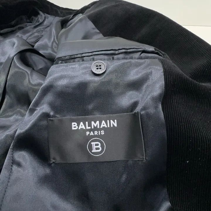 Balmain Balmain Black Double-Breasted Blazer for Men -2507 Size US L / EU 52-54 / 3 - 5 Thumbnail
