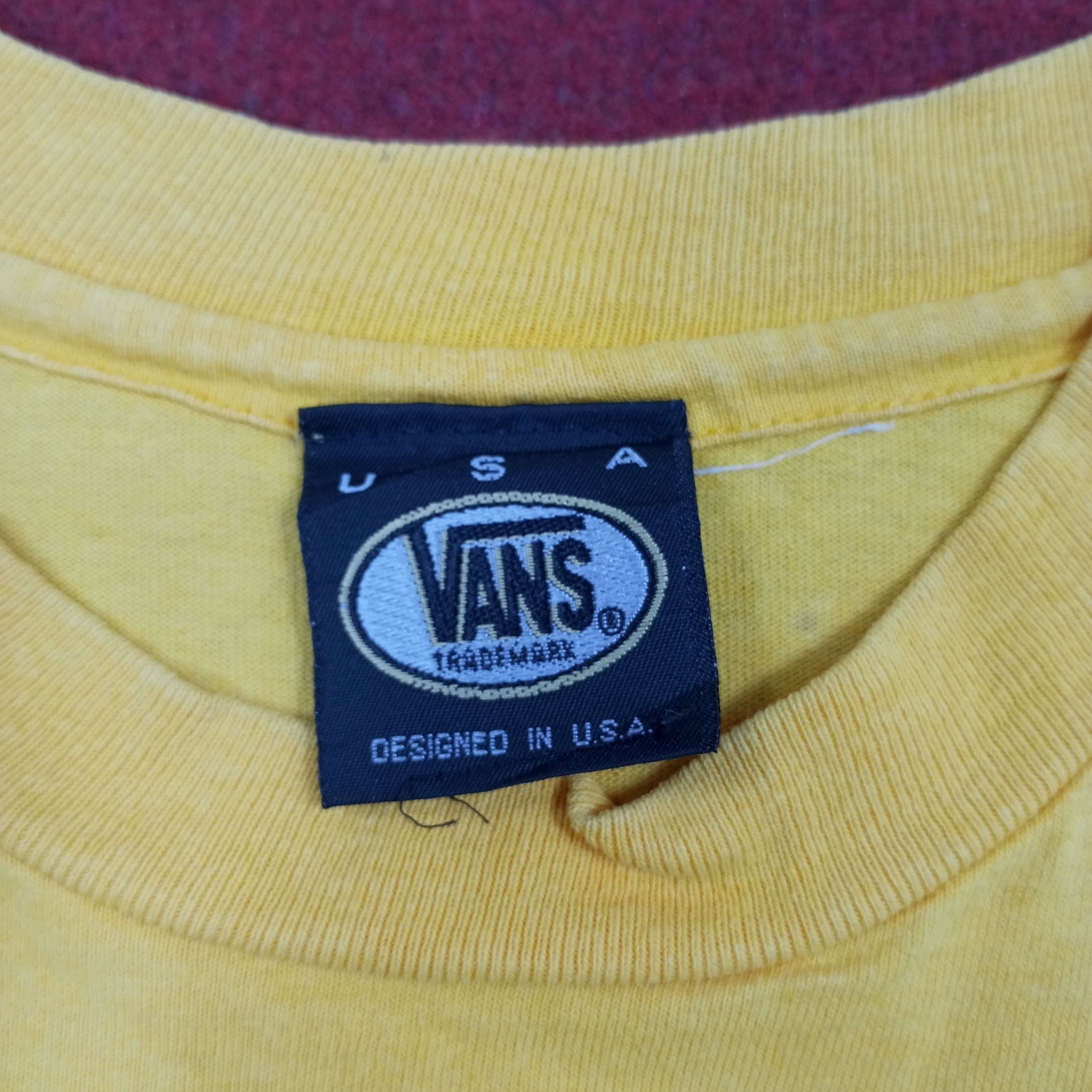 Vans × Vintage Vans USA Skateboard Streetwear Style Vintage Tshirt Size US M / EU 48-50 / 2 - 8 Thumbnail
