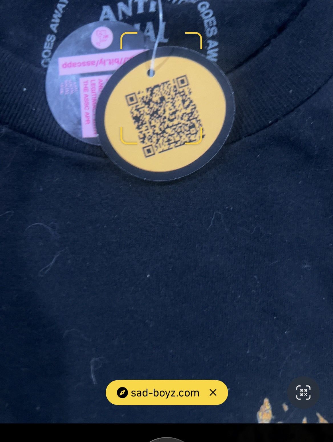 Anti Social Social Club Anti Social Social Club x $ad Boyz - All the Butterflies Tee Size US L / EU 52-54 / 3 - 11 Thumbnail