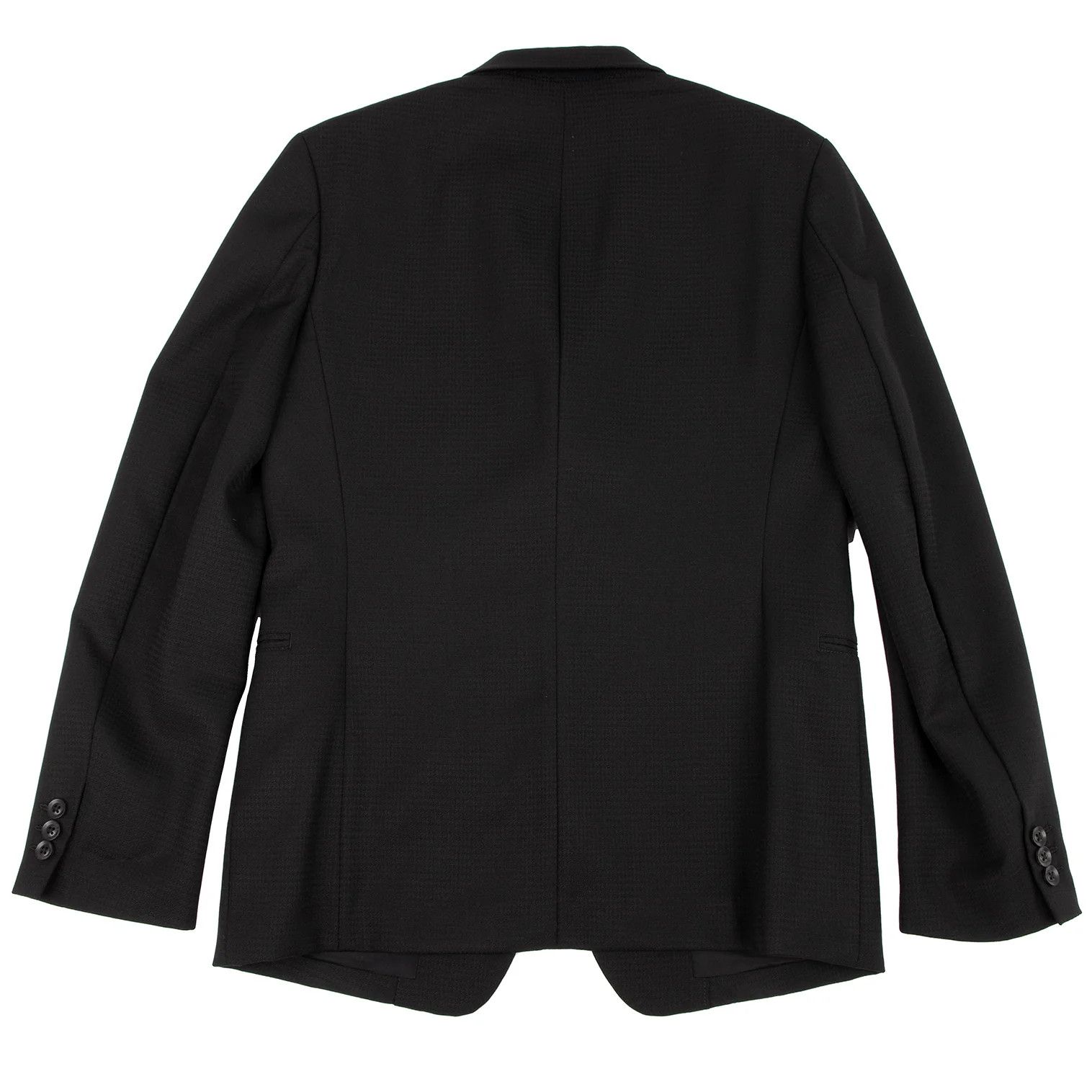 Yohji Yamamoto Yohji Yamamoto Costume Shadow Check Jacket Black 2 Size US M / EU 48-50 / 2 - 15 Thumbnail
