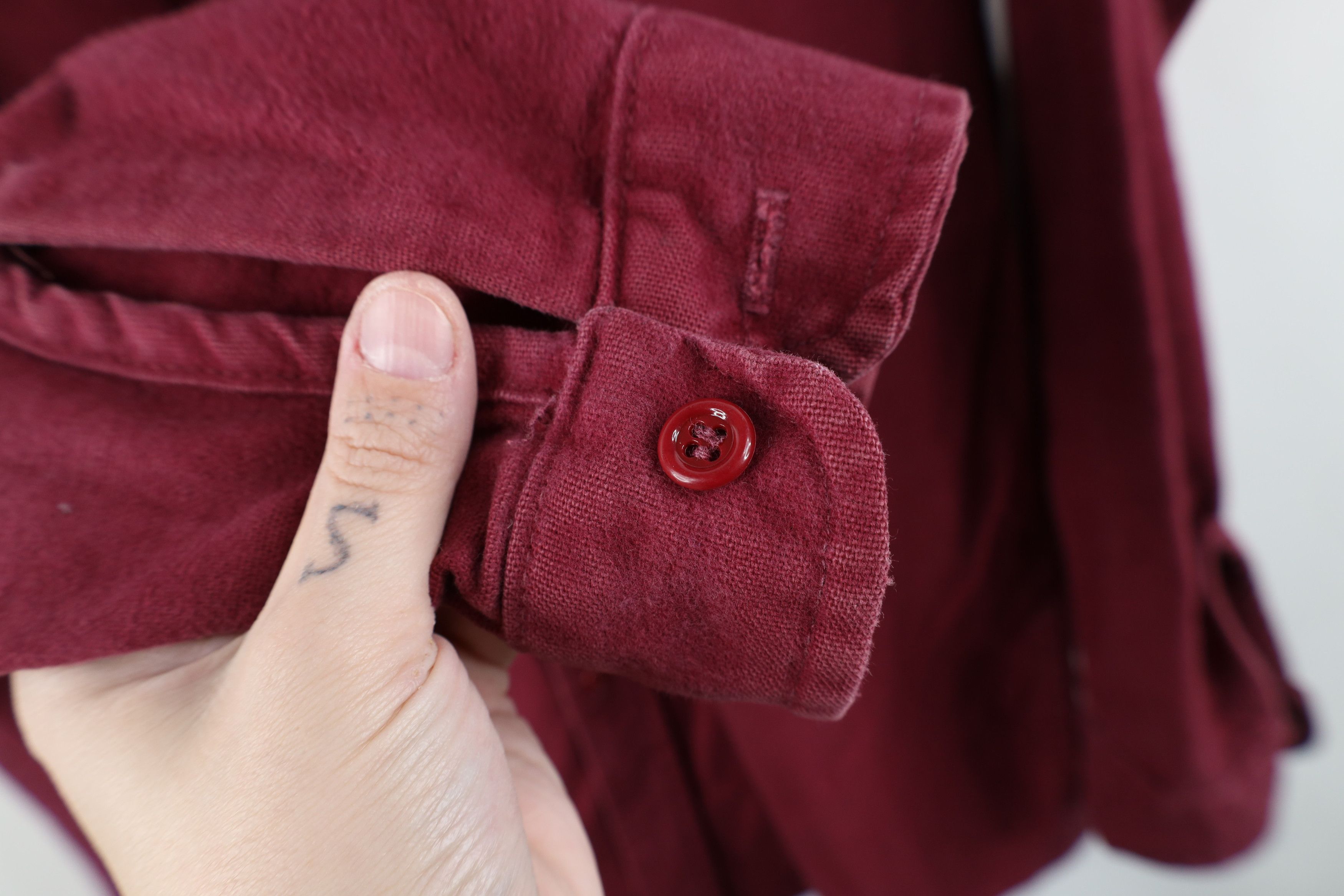 Vintage Vintage 70s Streetwear Chamois Cloth Button Shirt USA Size US L / EU 52-54 / 3 - 8 Thumbnail