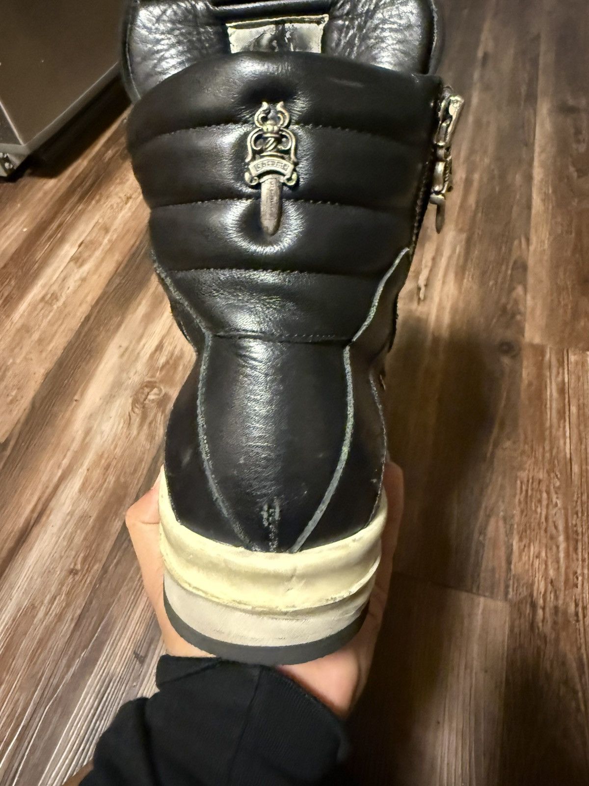 Chrome Hearts × Rick Owens Chrome Hearts Rick Owens Geo Baskets Size US 10 / EU 43 - 12 Thumbnail