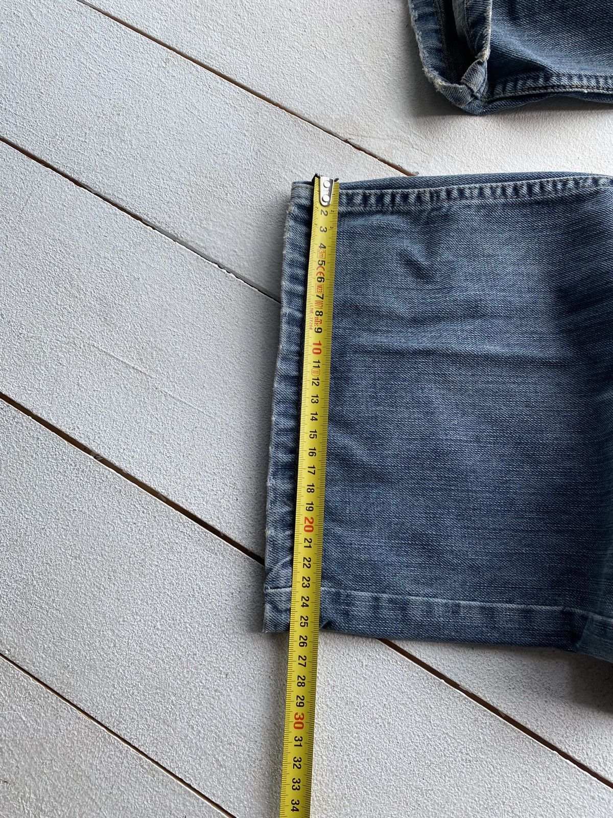 Vintage × Wrangler 🔥BAGGY RELAXED WRANGLER WIDE LEG JEANS 38x32 RARE VNTG MENS Size US 38 / EU 54 - 13 Thumbnail