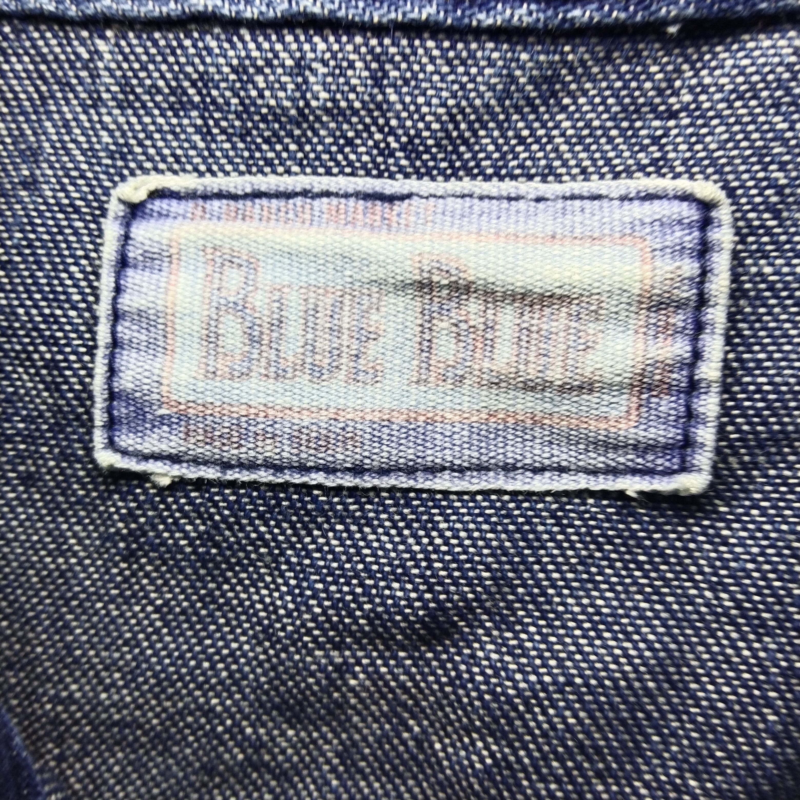 Blue Blue Japan × HRMTG × Vintage Vintage Blue Blue Japan Pearl Snap Button Size US M / EU 48-50 / 2 - 3 Thumbnail