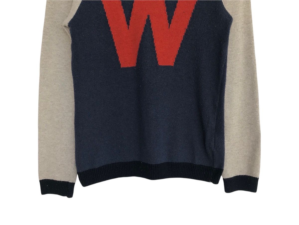 Topman TOPMAN W big logo knitted sweater xs crewneck longsleeve Size US XS / EU 42 / 0 - 3 Thumbnail