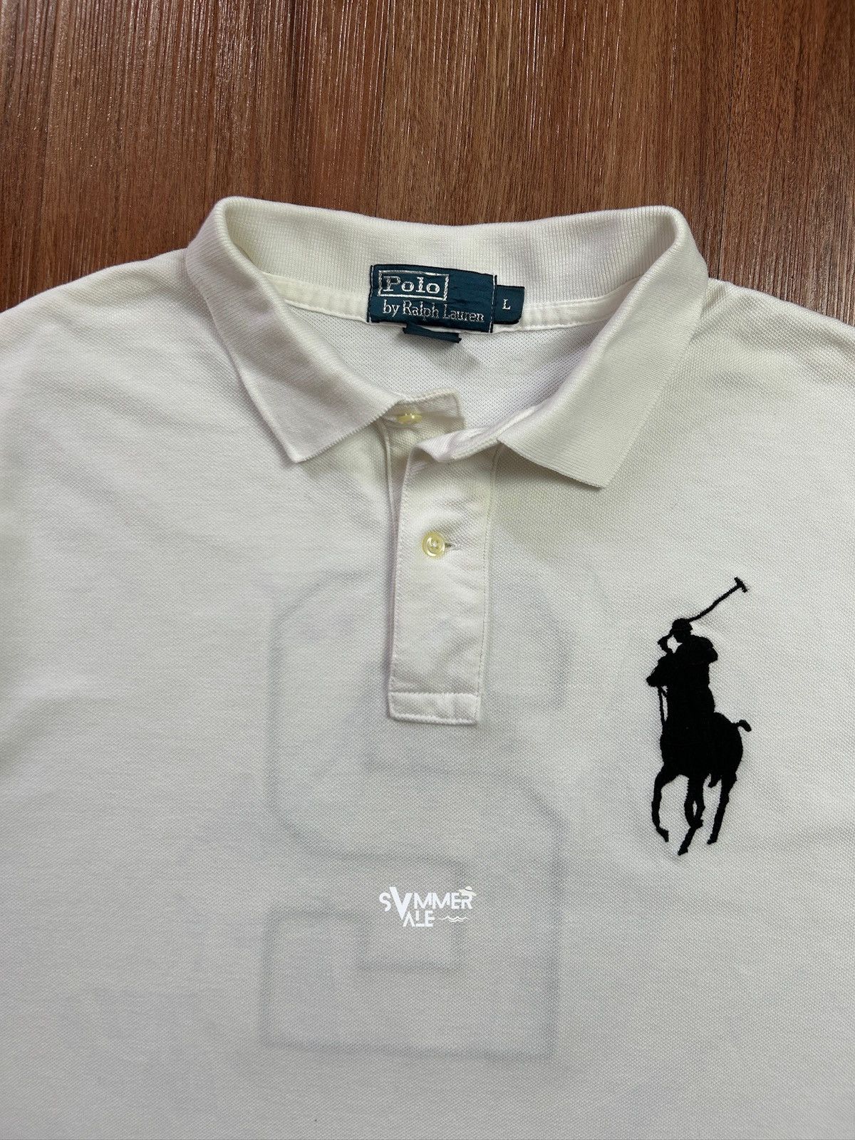 Polo Ralph Lauren × Ralph Lauren 🐎Polo Shirt by Ralph Lauren Big Logo Embroidery Back Size US L / EU 52-54 / 3 - 7 Thumbnail