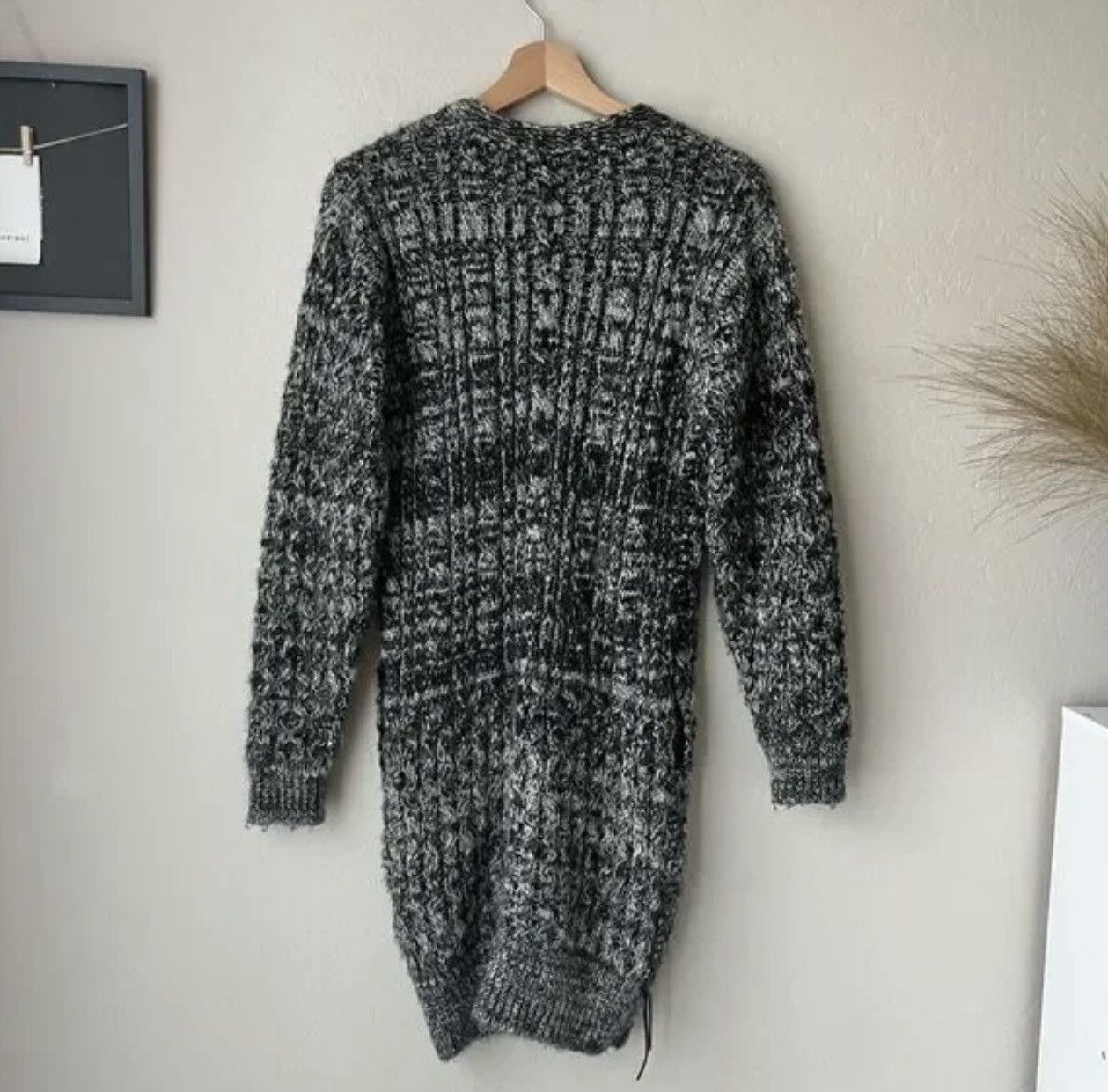 KMRii KMRii Black White Marled Knit Long Size US S / EU 44-46 / 1 - 6 Thumbnail