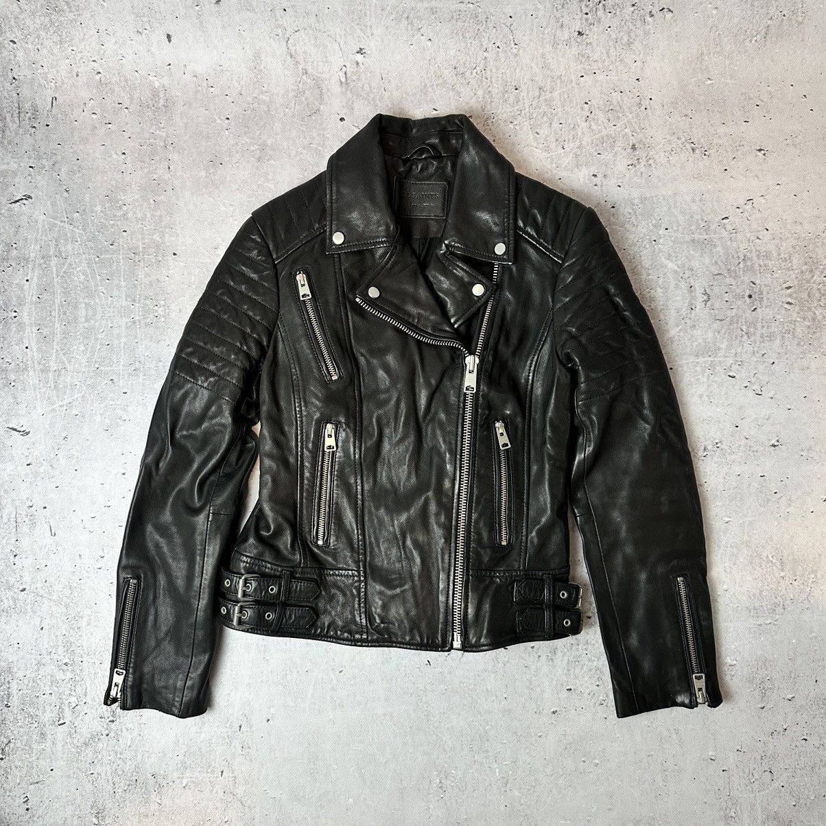 Allsaints Leather Jacket Allsaints Papin Biker Size S Size S / US 4 / IT 40 - 1 Thumbnail