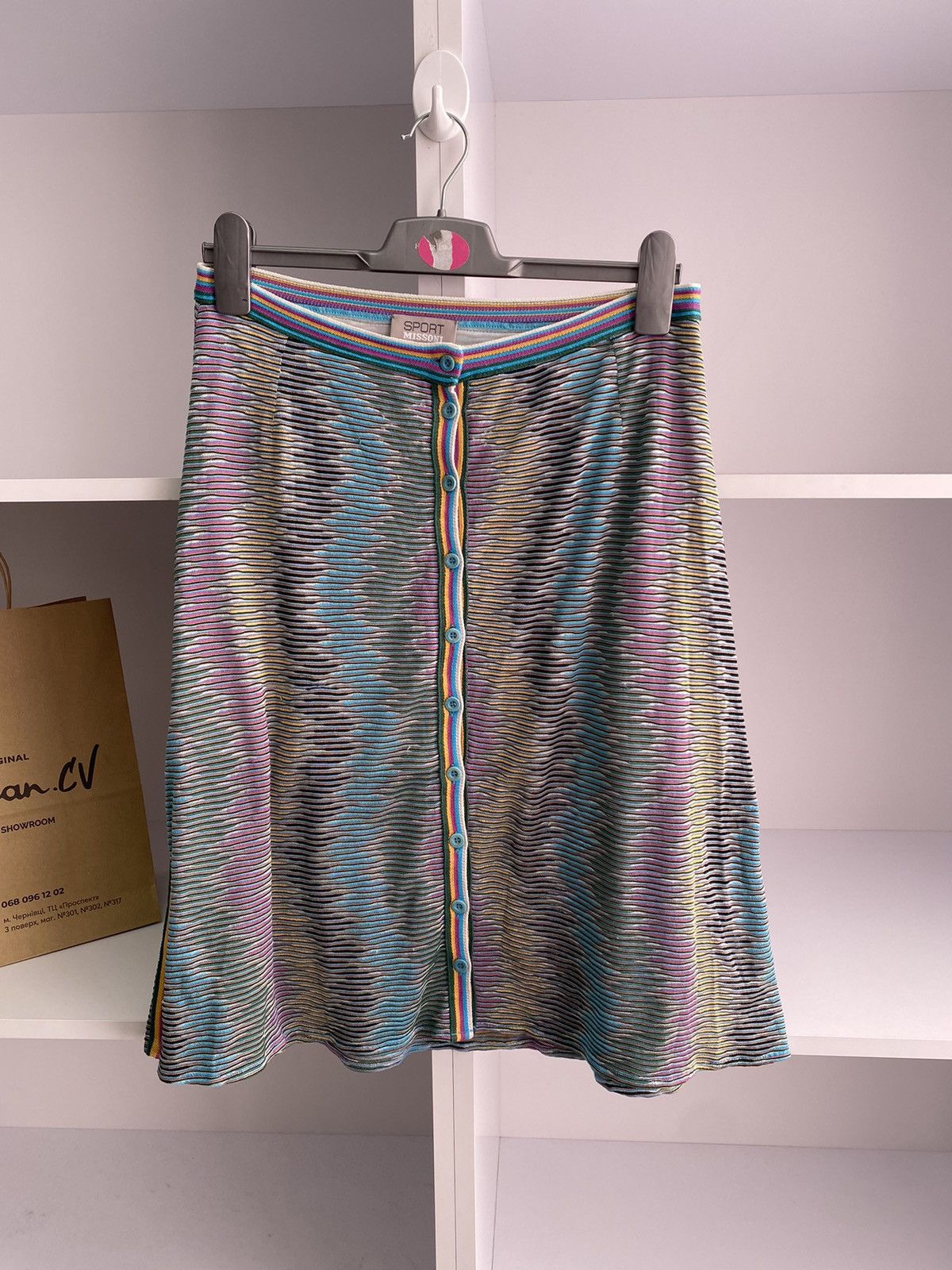 Designer × Missoni × Vintage Vintage Missoni sport women’s skirt Size M / US 6-8 / IT 42-44 - 6 Thumbnail
