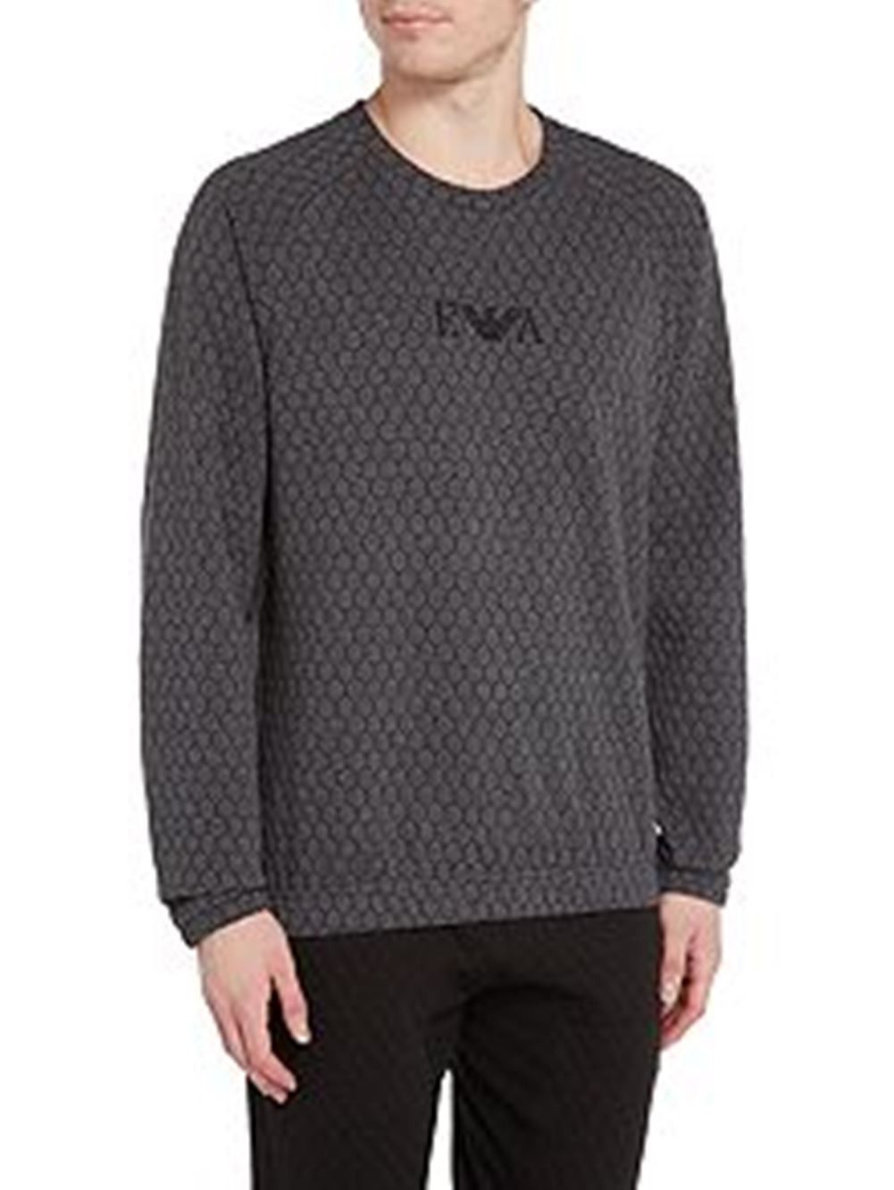 Emporio Armani EMPORIO ARMANI Loungewear CREW NECK Sweatshirt Blue ( S ) Size US L / EU 52-54 / 3 - 1 Thumbnail