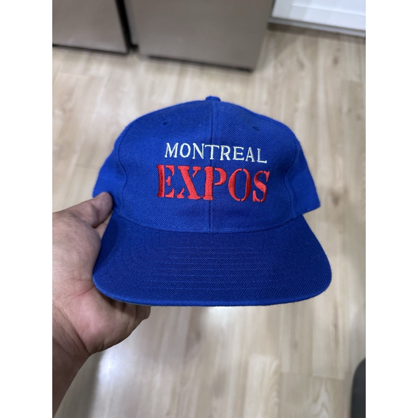 The Game Vintage Montreal Expos SnapBack Hat MLB Baseball Wool Size ONE SIZE - 1 Thumbnail