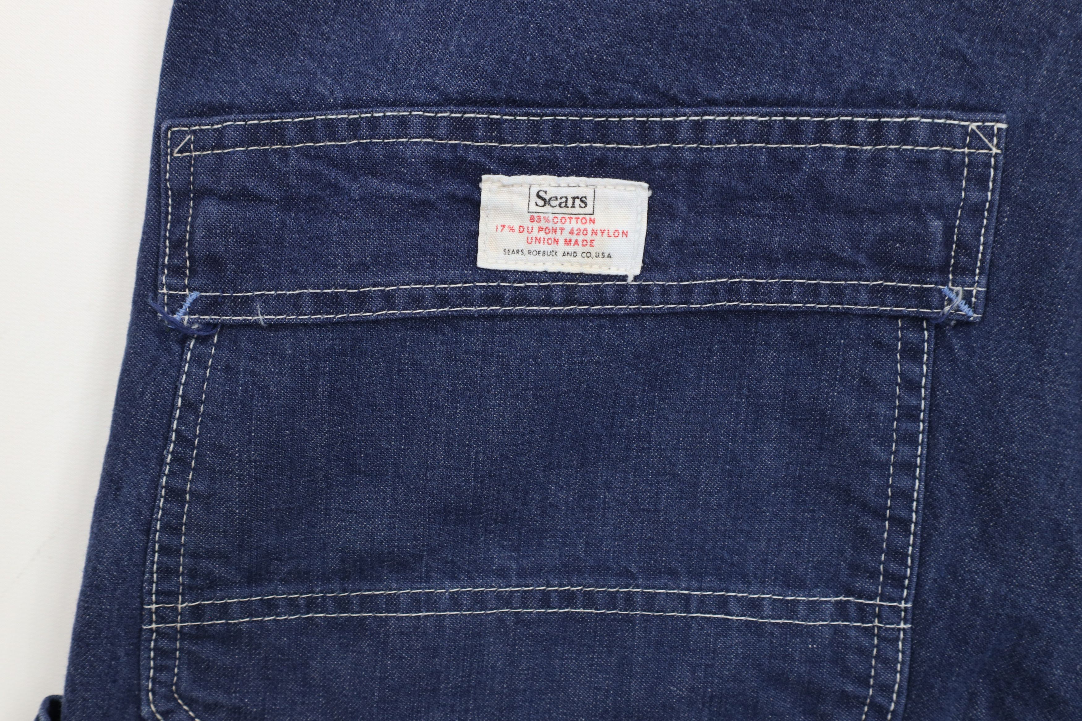 Vintage Vintage 60s 70s Streetwear Wide Leg Dungaree Denim Jeans Size US 32 / EU 48 - 12 Thumbnail