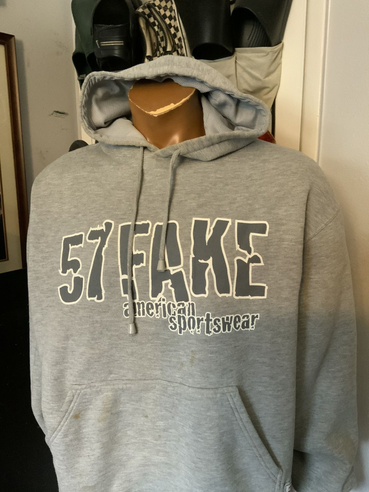 Vintage 90s 57 Fake Subject To Change Without Notice Skate Hoodie Size US XL / EU 56 / 4 - 13 Thumbnail