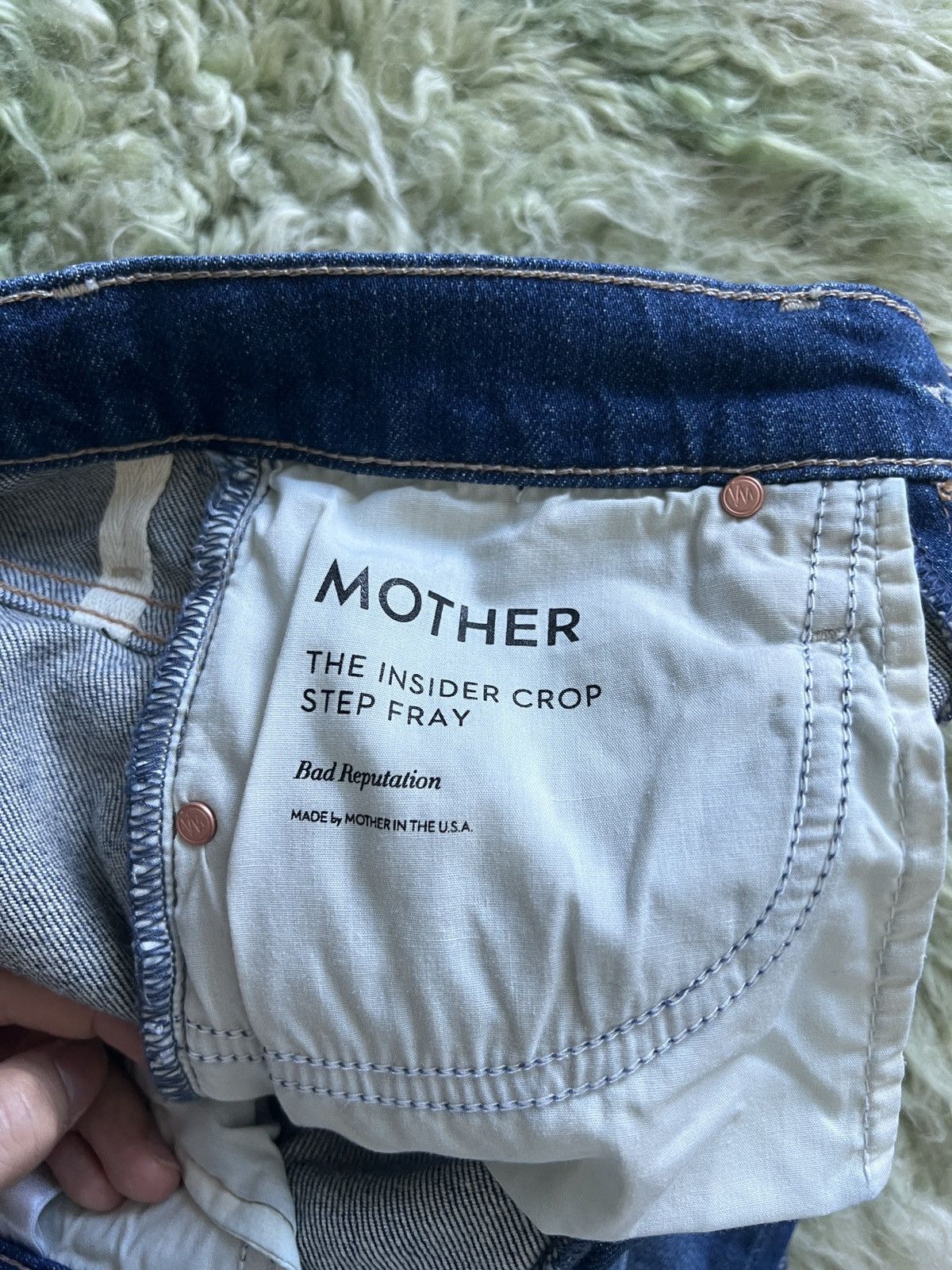 MOTHER MOTHER denim skinny flared crop jeans never worn Size 25" / US 0 / IT 36 - 5 Thumbnail