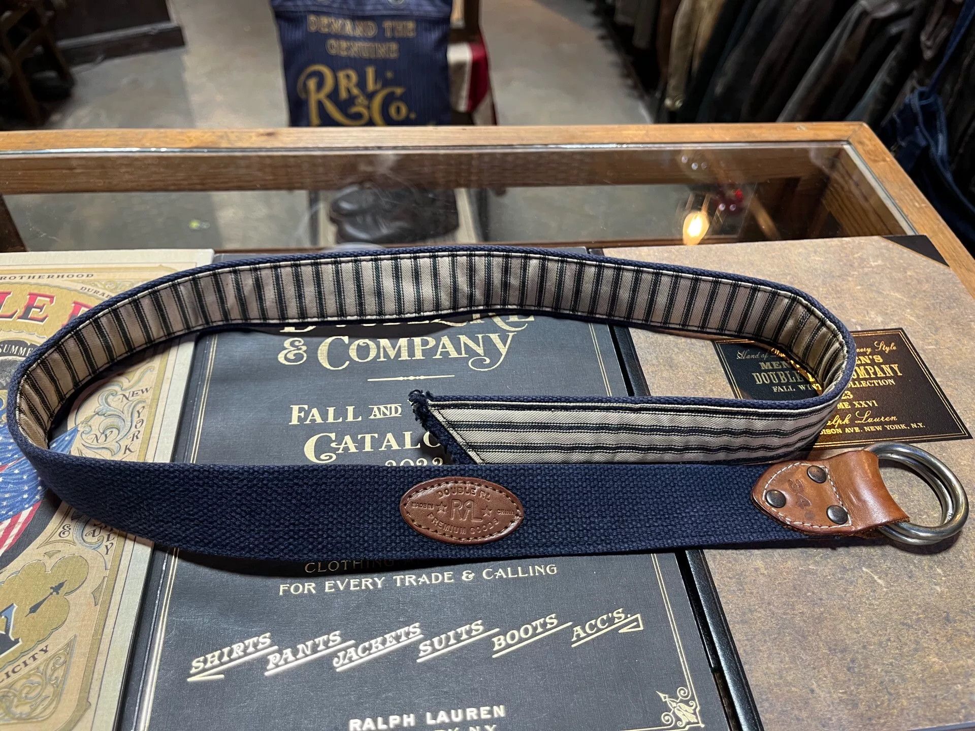 RRL Ralph Lauren RRL Canvas Belt by Ralph Lauren Size ONE SIZE - 1 Thumbnail