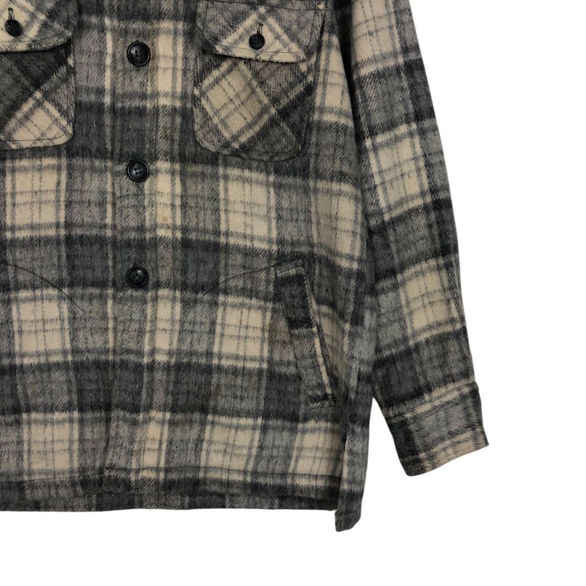 Japanese Brand 📌Vintage Wool Jacket Flannel Spade Mashie Tartan Design Size US L / EU 52-54 / 3 - 6 Thumbnail