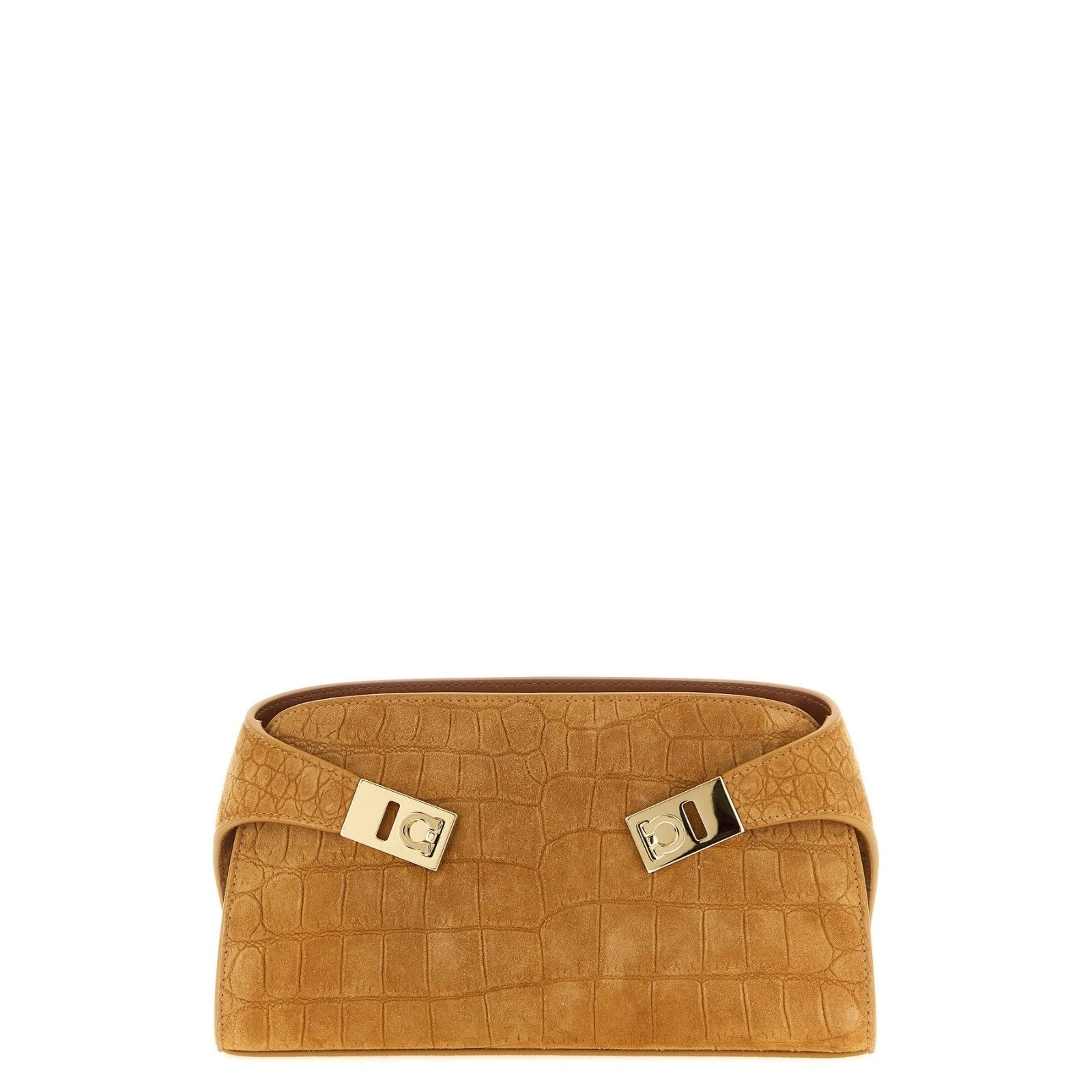 Salvatore Ferragamo Ferragamo Hug Mini Naturale Crossbody Bag New & Authentic, Women's