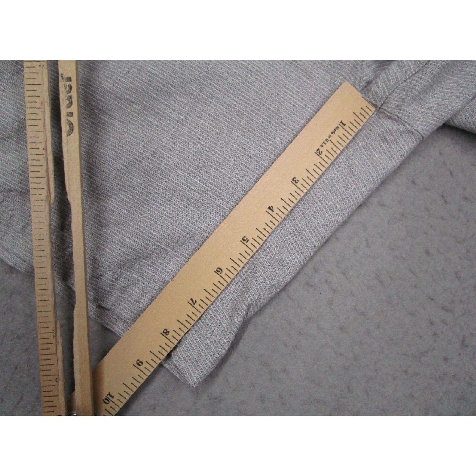 Rodd & Gunn VINTAGE Rodd & Gunn Shorts Mens 38 Gray Striped Chino Casual Golf Travel 8" Inseam Size US 38 / EU 54 - 5 Thumbnail