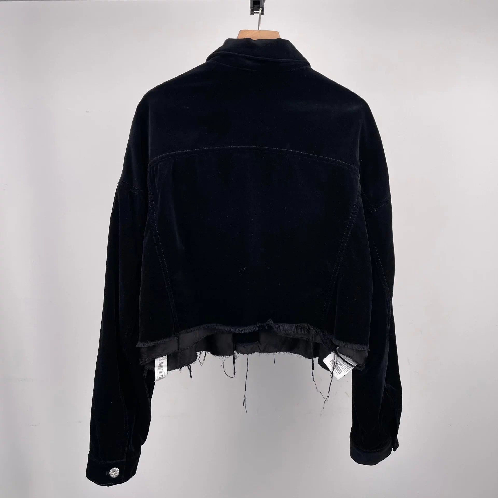 Miu Miu MIU MIU Women's Corduroy Black Jacket 36 Size XS / US 0-2 / IT 36-38 - 3 Thumbnail