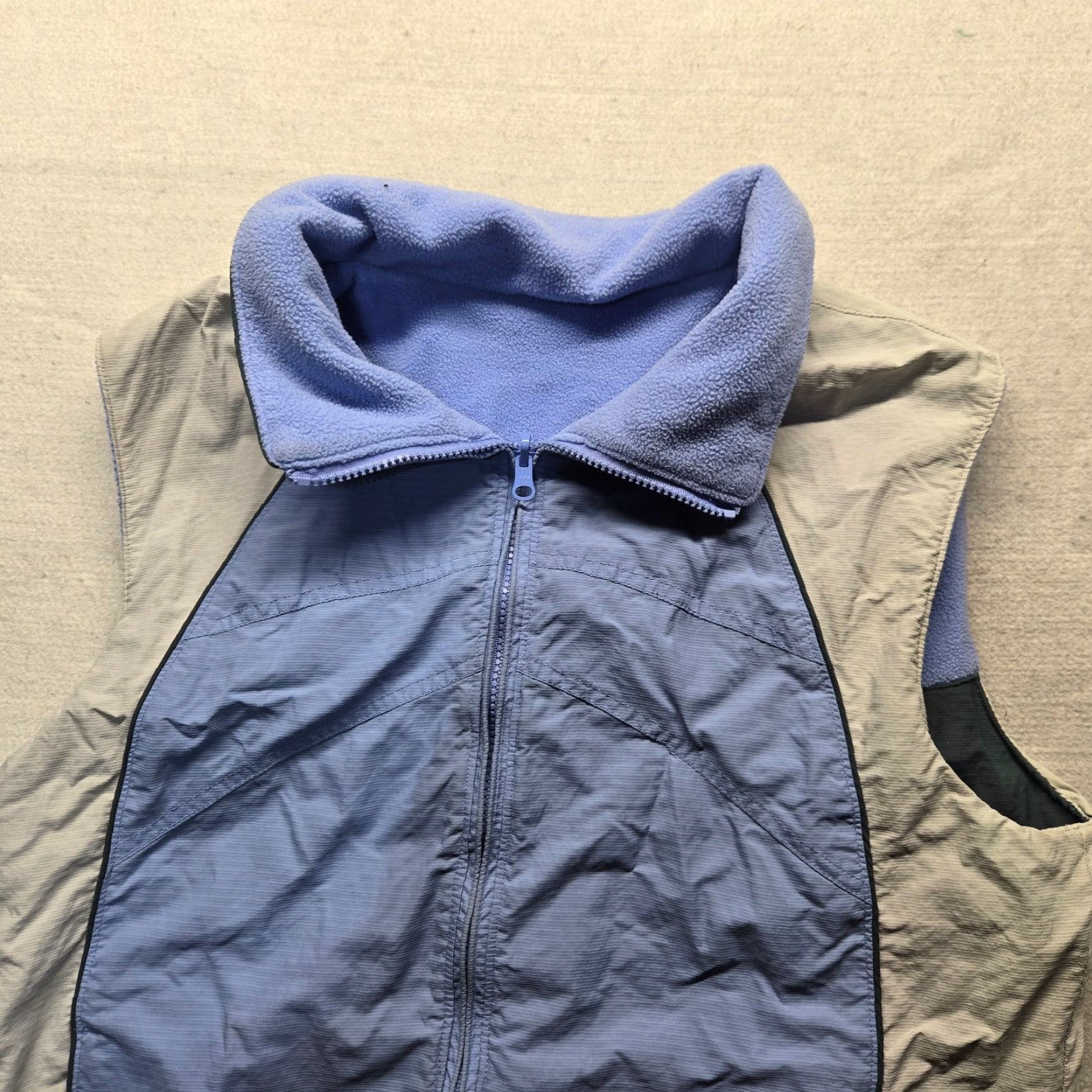 Vintage Columbia Reversible Fleece Vest Women's Size M Medium Blue Zip Vest Size M / US 6-8 / IT 42-44 - 2 Thumbnail