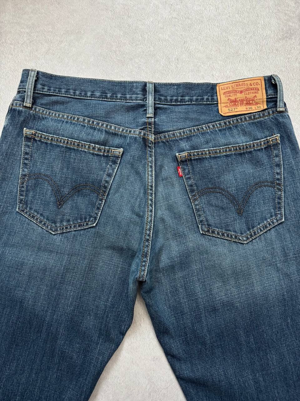 Levi's Vintage Levi's 527 Boot Cut Jeans Blue Denim Size US 36 / EU 52 - 3 Thumbnail