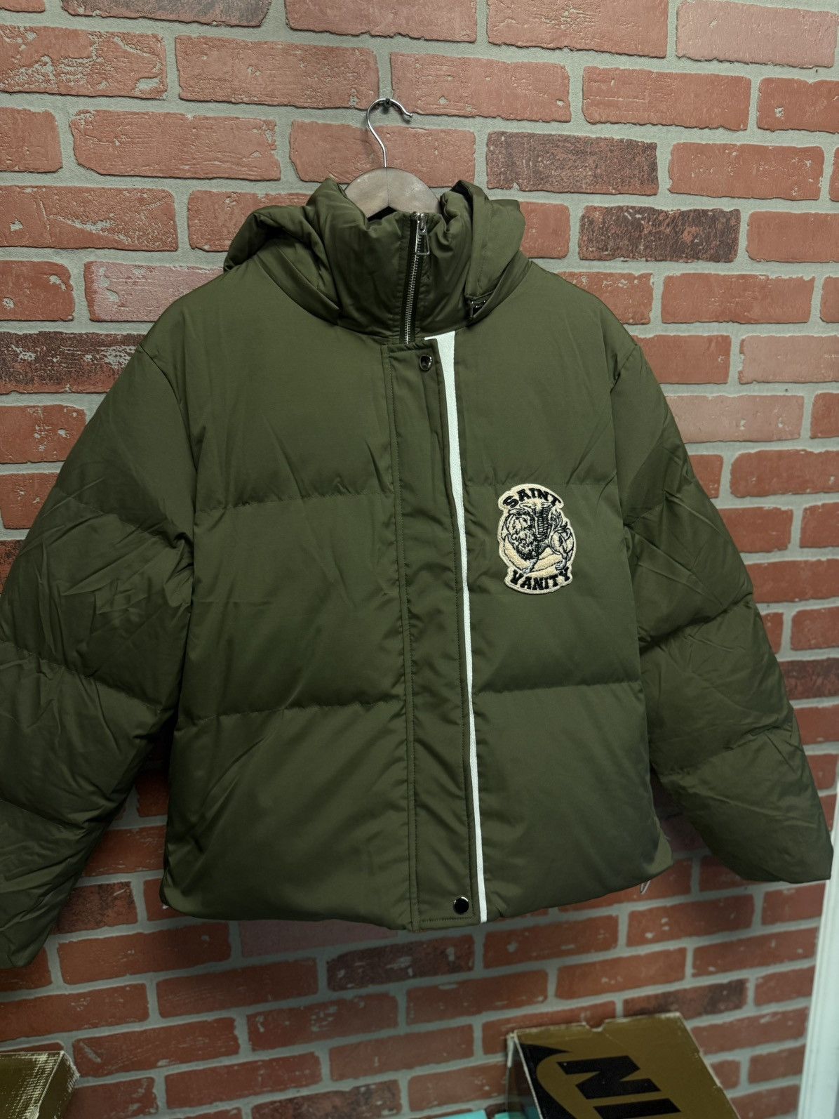Saint Vanity Saint Vanity Green Puffer Jacket (Exlusive) Size L Size US L / EU 52-54 / 3 - 3 Thumbnail