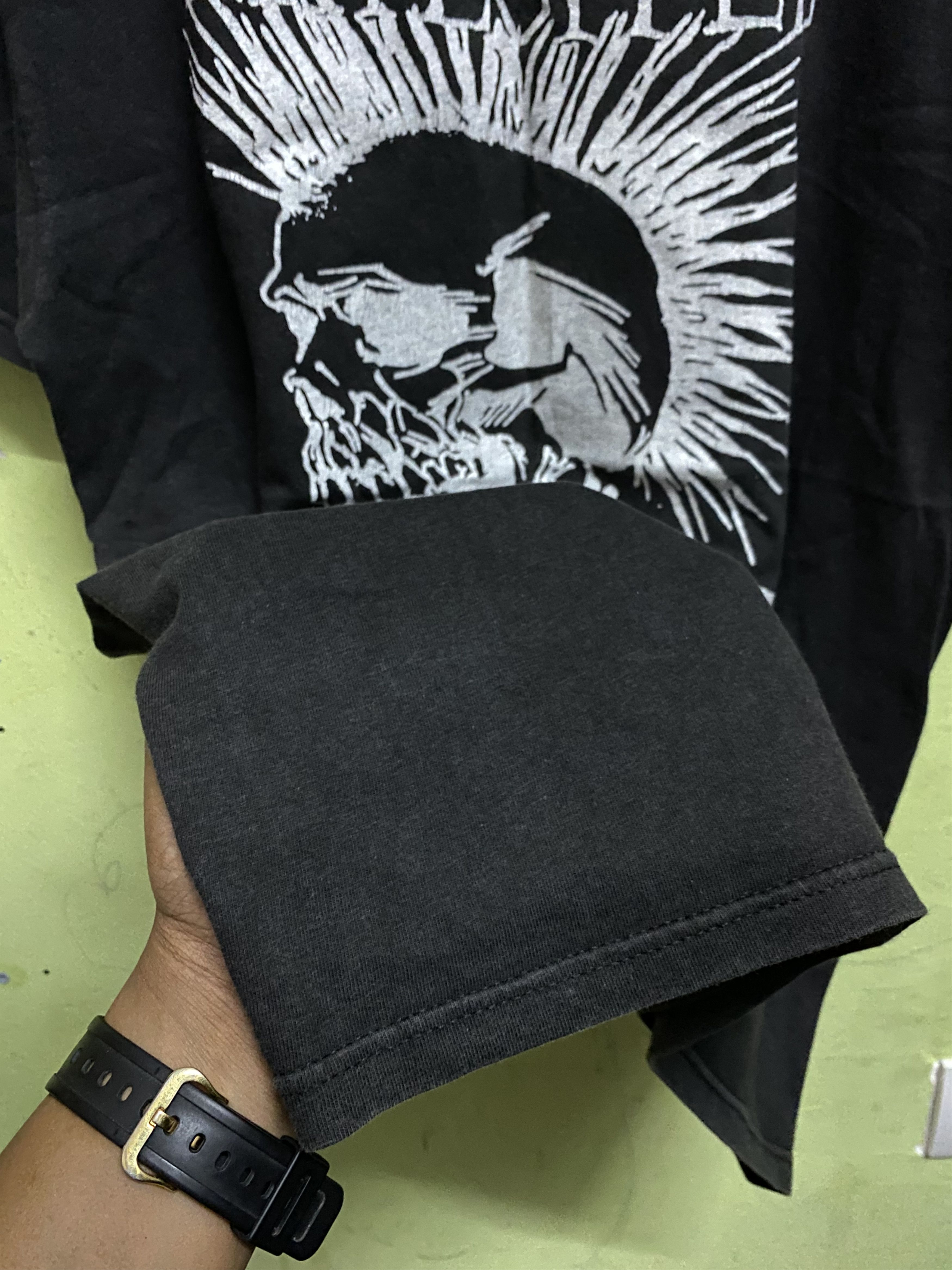 Band Tees × Vintage Vintage The Exploited Punk Thrash Band Skulls Mohawk Tshirt Size US L / EU 52-54 / 3 - 10 Thumbnail