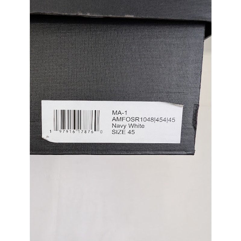 Amiri o1rshd1 Q:3 / MA-1 Low-Top Sneakers in Navy / White Size US 12 / EU 45 - 23 Thumbnail
