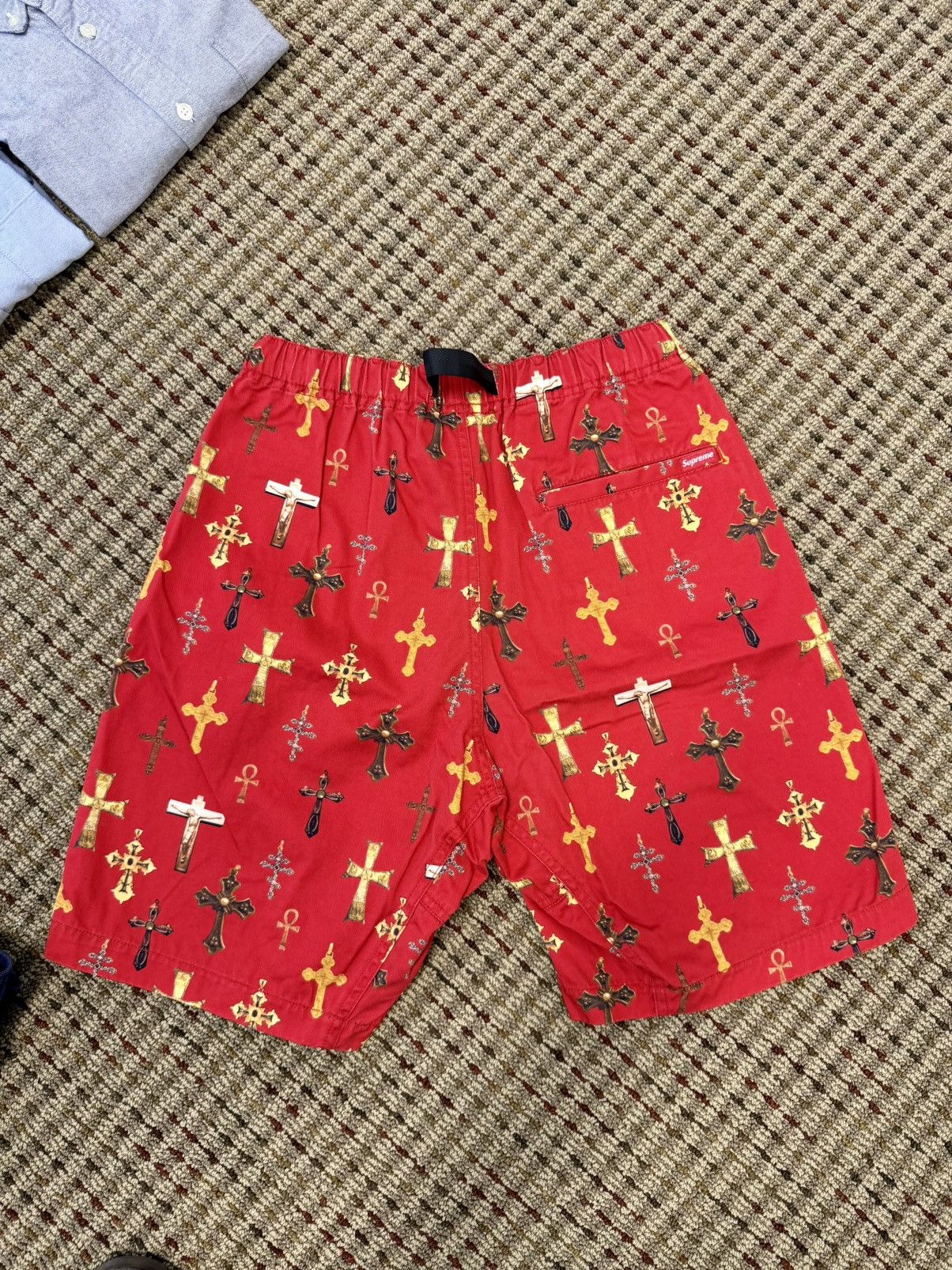 Supreme SS13 Red Crosses Shorts Size US 30 / EU 46 - 4 Thumbnail