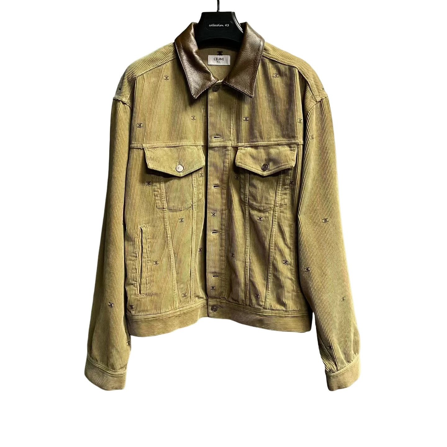 Celine Celine Embroidered Corduroy Jacket L Size US L / EU 52-54 / 3 - 1 Thumbnail