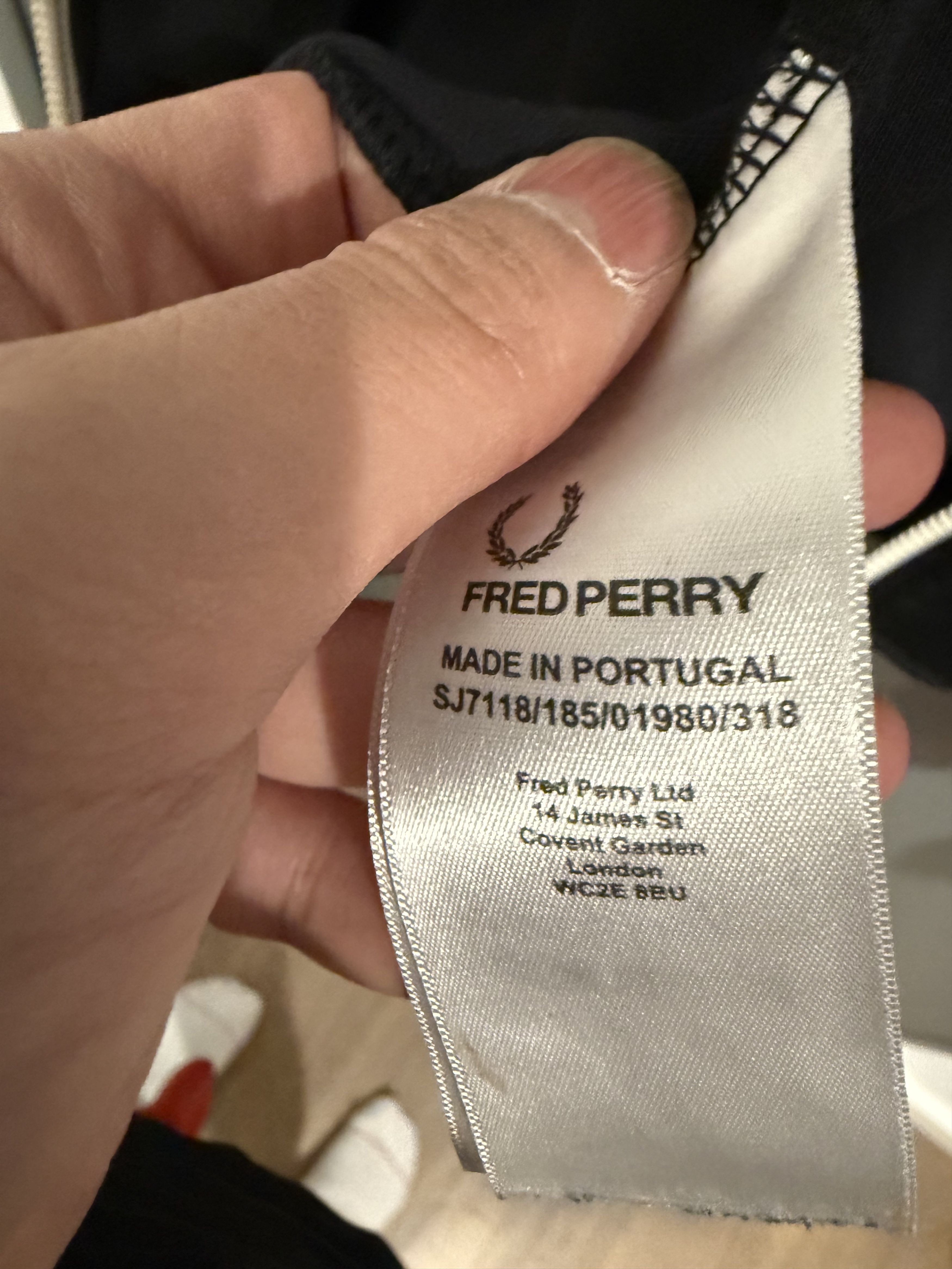 Fred Perry × Raf Simons Raf Simons X Fred Perry Black zip up track jacket Size US S / EU 44-46 / 1 - 6 Thumbnail