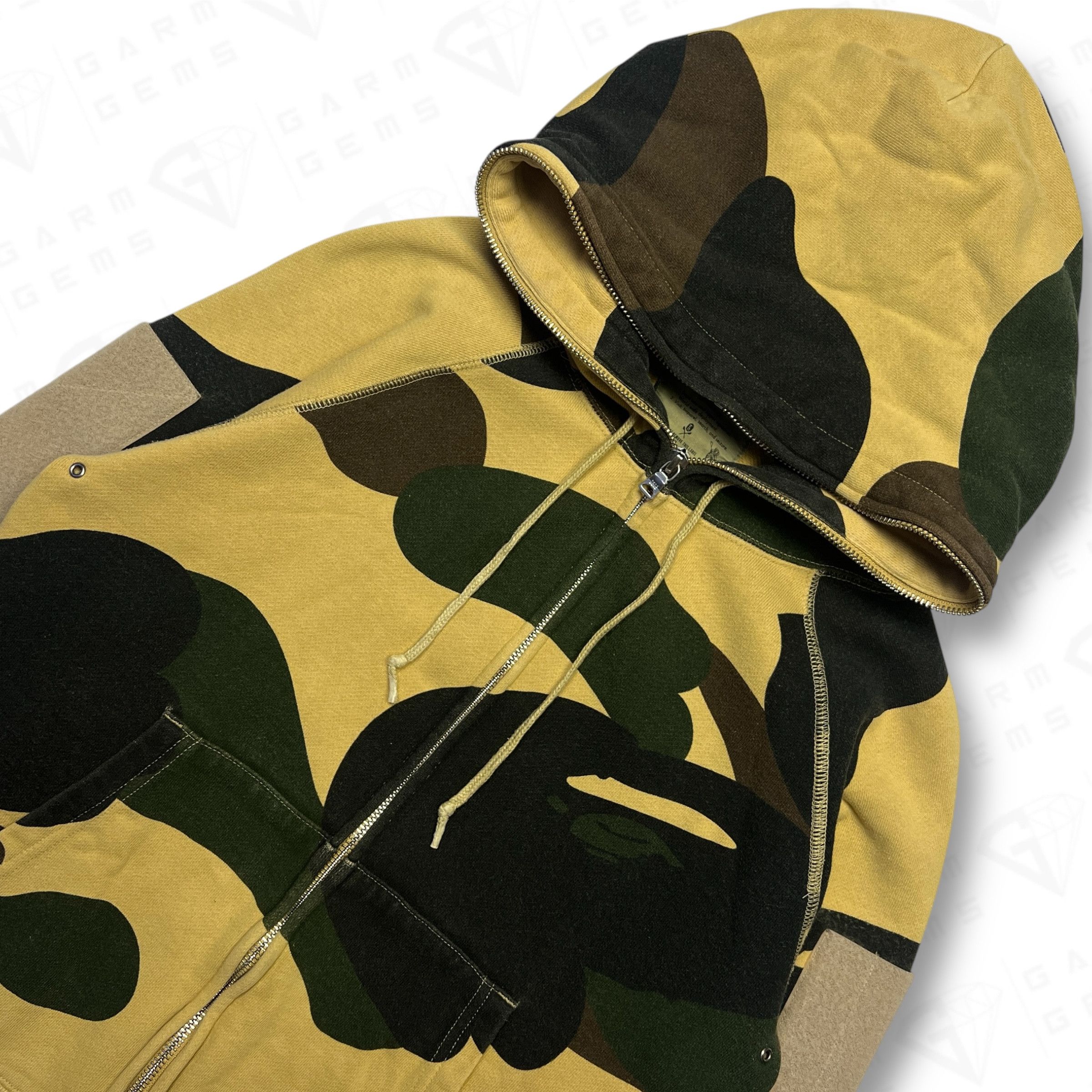 Bape A Bathing Ape Camo Full Zip Hoodie Size US S / EU 44-46 / 1 - 3 Thumbnail