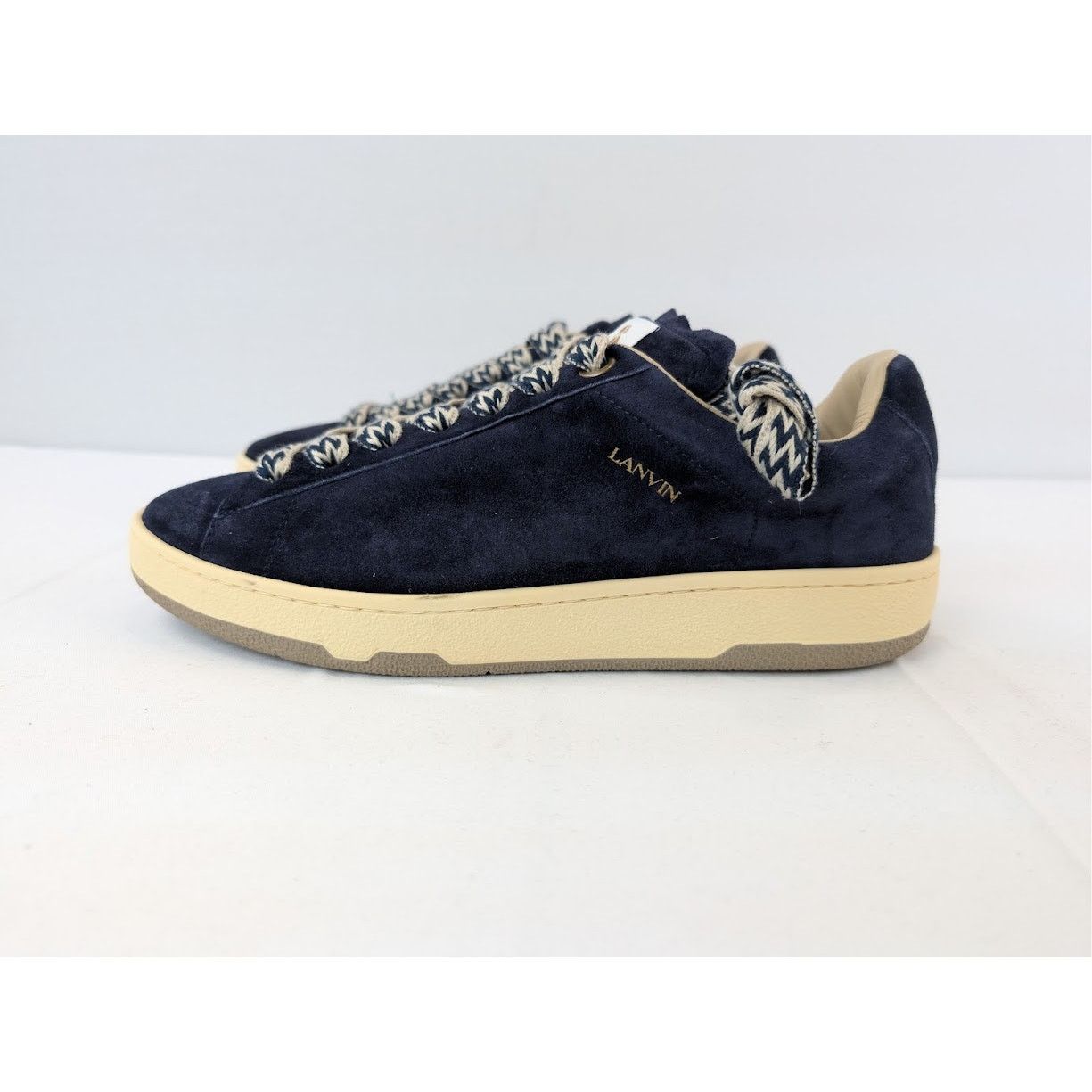 Lanvin o1rshd1 Curb Sneakers in Dark Blue Size US 11 / EU 44 - 9 Thumbnail
