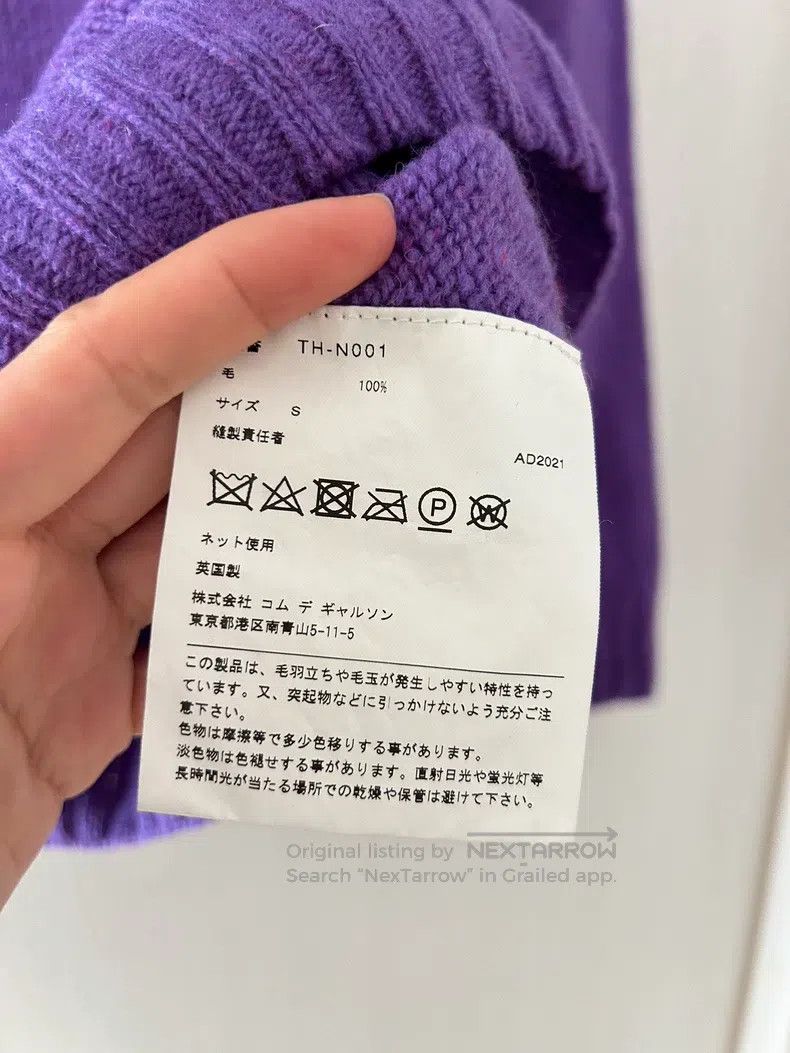 Comme des Garcons Comme Des Garcons Purple sweater Size S / US 4 / IT 40 - 5 Thumbnail
