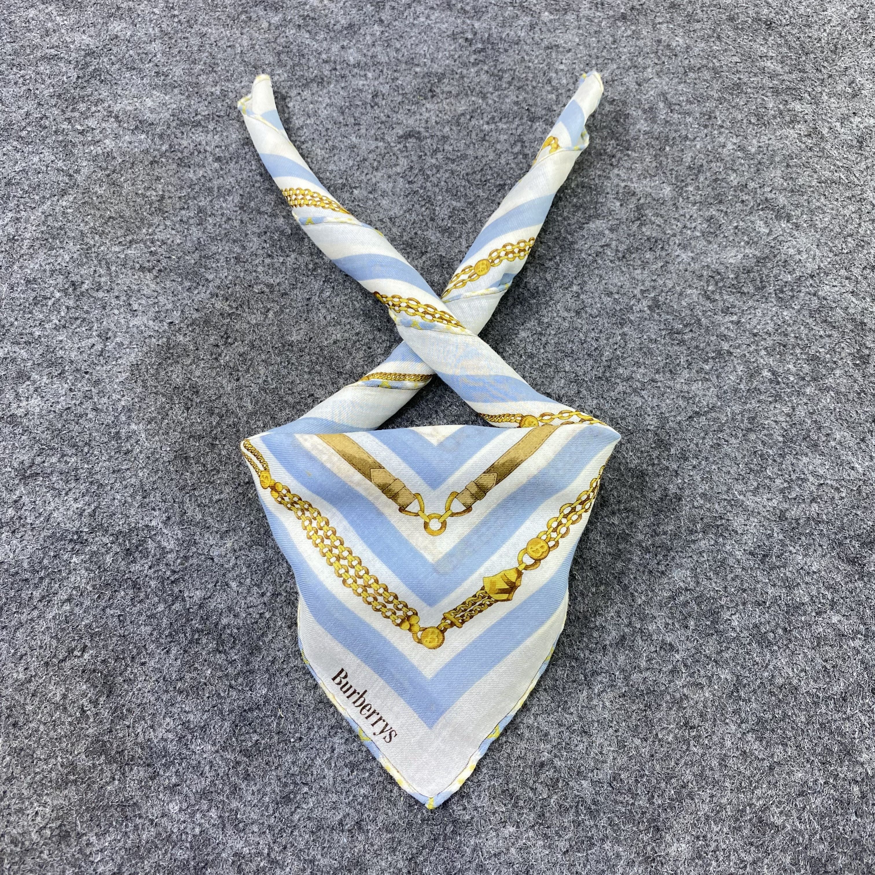 Burberry Burberry Handkerchief Neckerchief Bandana-B1785 Size ONE SIZE - 2 Thumbnail