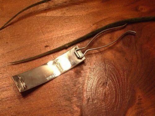 Designer Rectangular Sterling Silver Modernist Hair Clip Comb Size ONE SIZE - 3 Thumbnail