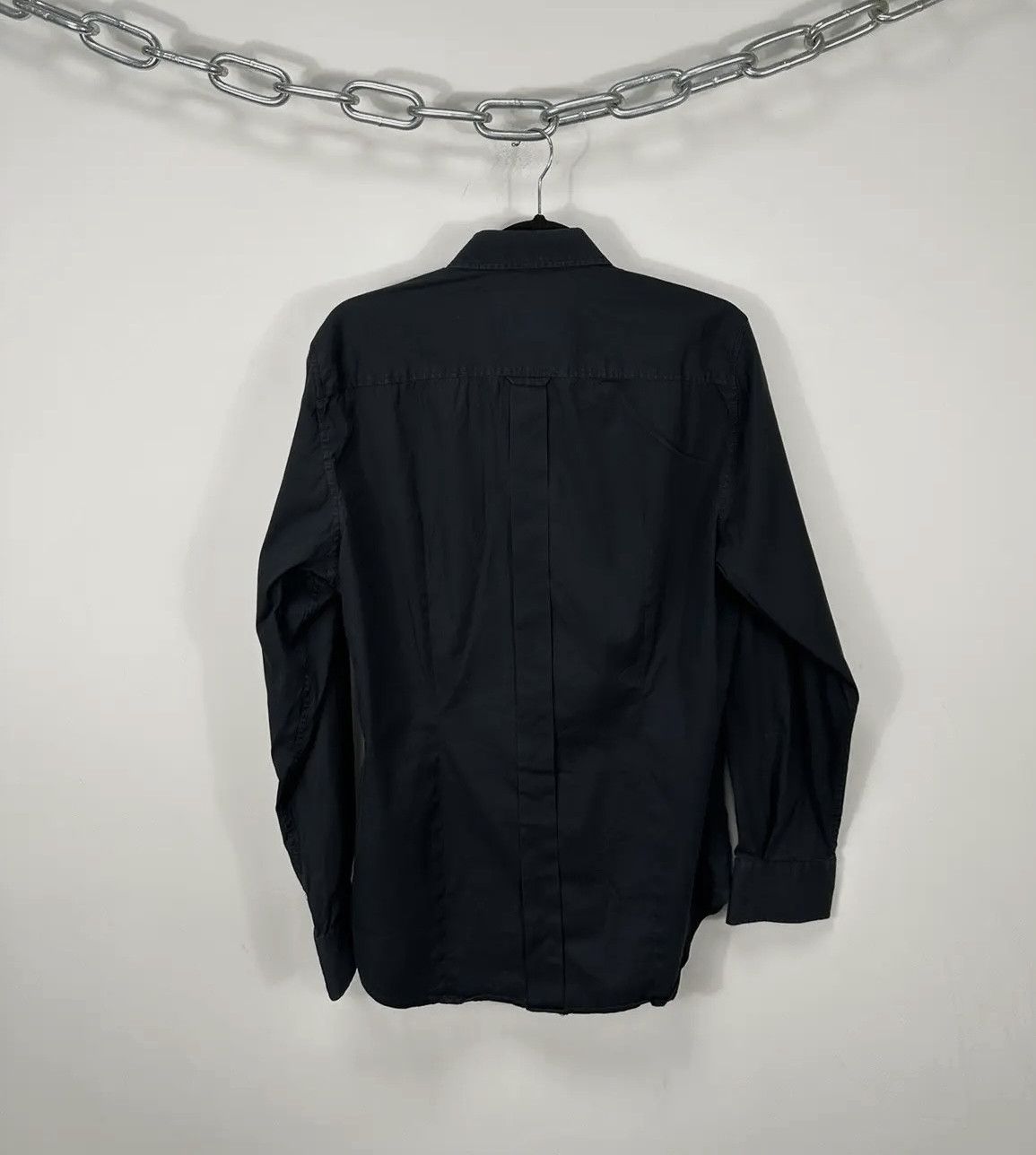 Dolce & Gabbana × Vintage Vintage Dolce & Gabbana Black Logo Luxury Button Up Shirt Size US M / EU 48-50 / 2 - 2 Thumbnail
