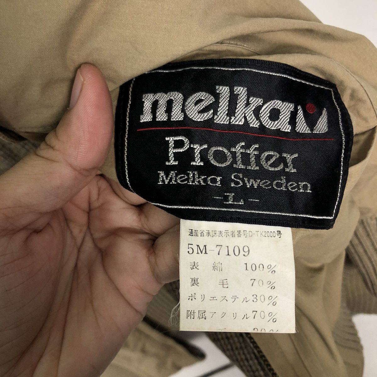 Japanese Brand VINTAGE BOMBER JACKET MALKA RIOT RIOT DESIGN Size US L / EU 52-54 / 3 - 12 Thumbnail